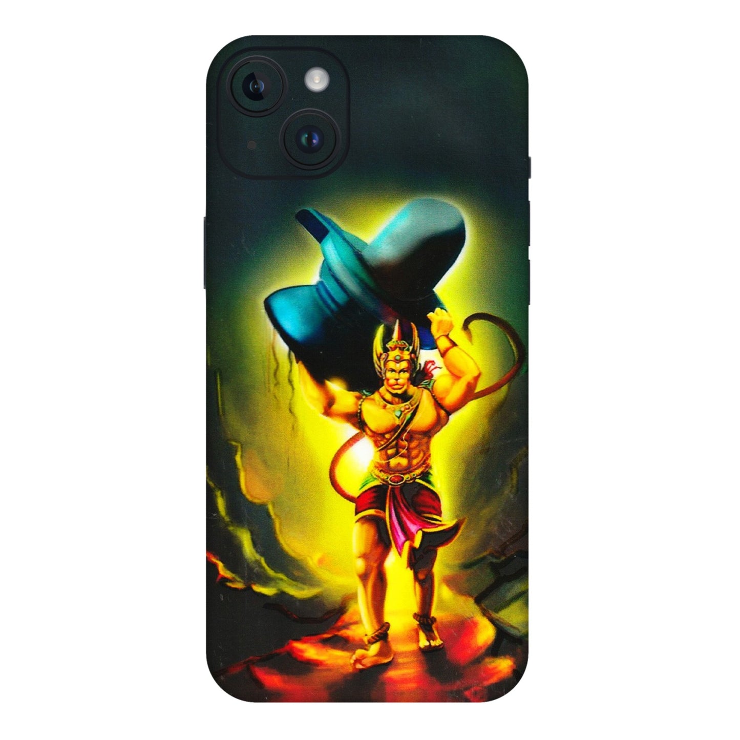 Apple iPhone Skins (All Models) - Hanuman Ji - 3D Embossed Finish (L-128) iPhone 14 Plus