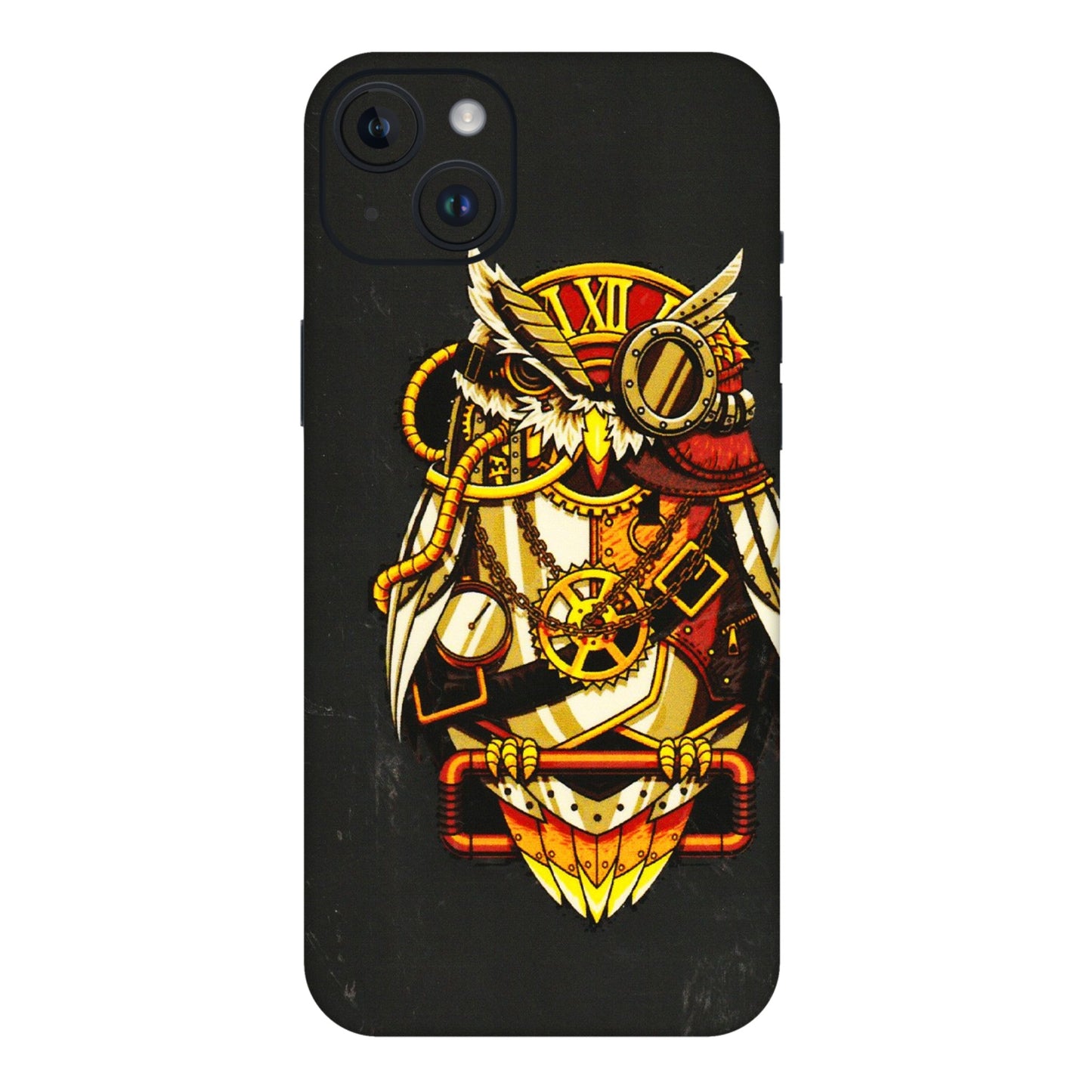 Apple iPhone Skins (All Models) - Classy Smart Owl - 3D Embossed Finish (L-144) iPhone 14 Plus