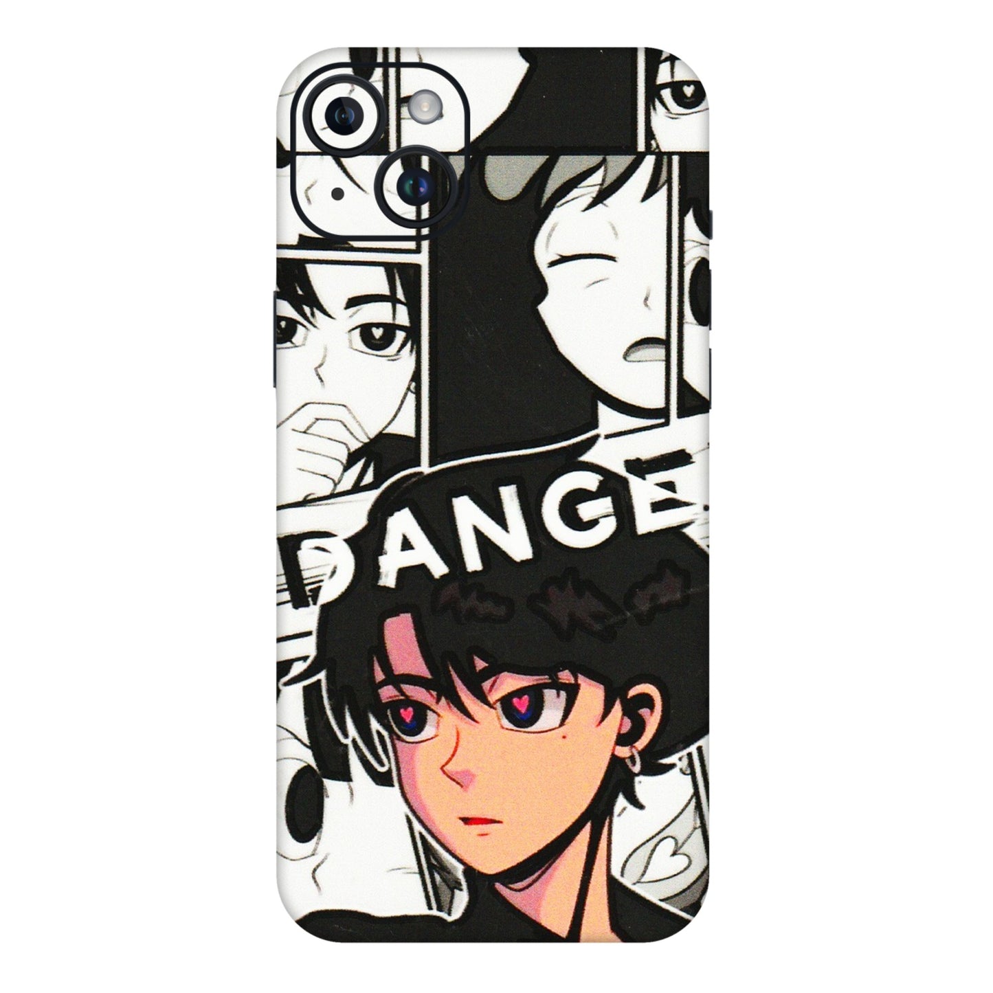 Apple iPhone Skins (All Models) - Danger Anime - 3D Embossed Finish (L-155) iPhone 14 Plus