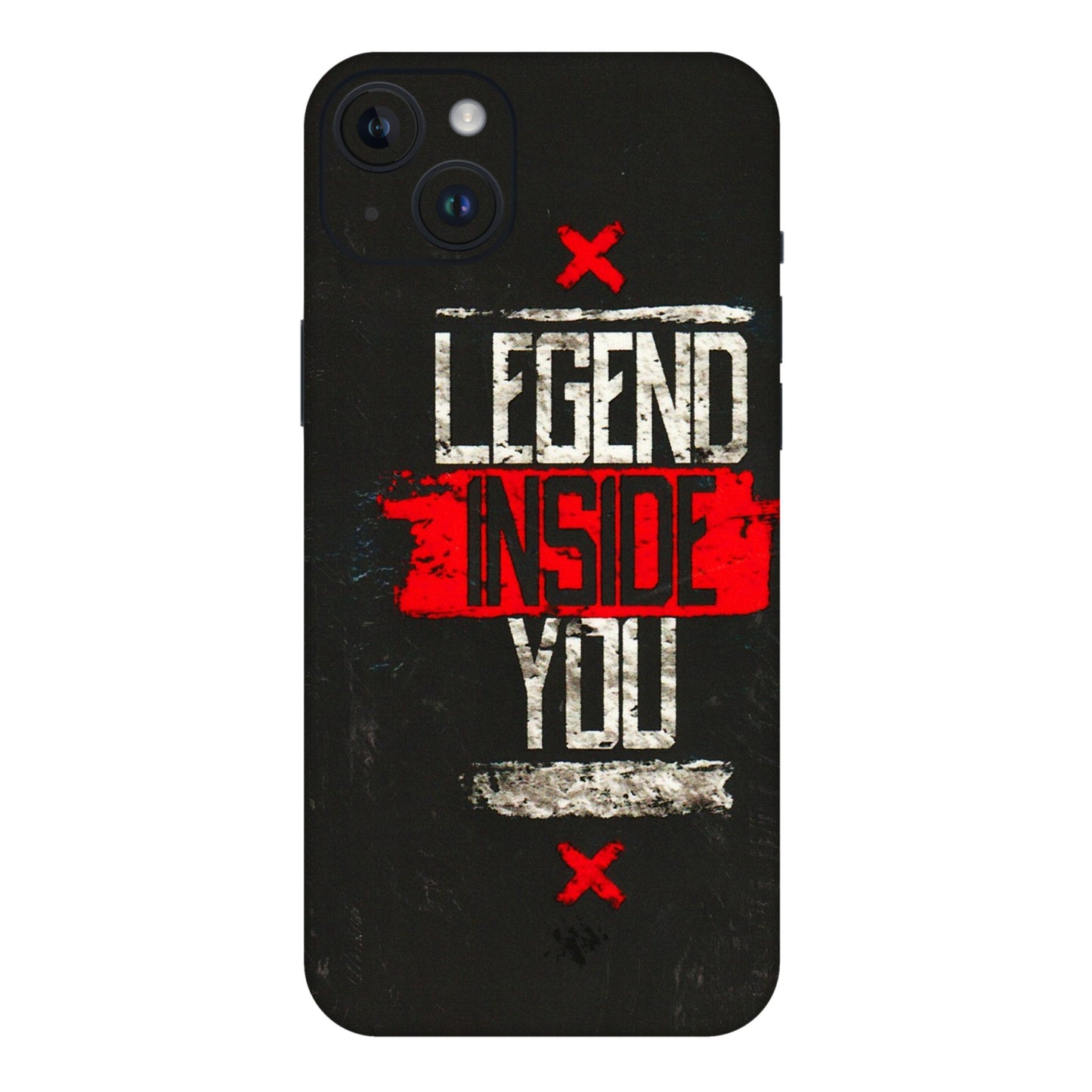 Apple iPhone Skins (All Models) - Legend Inside You - 3D Embossed Finish (L-186) iPhone 14 Plus