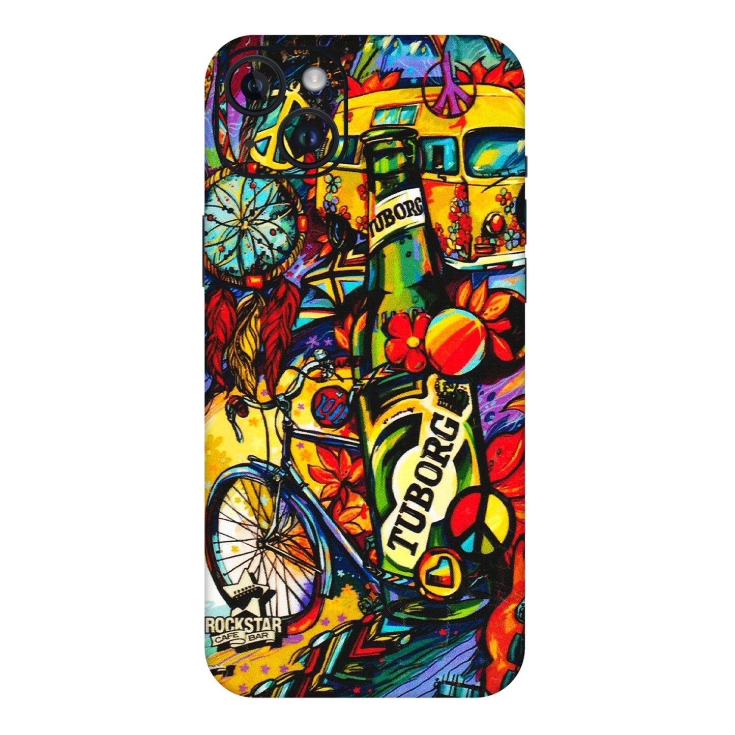 Apple iPhone Skins (All Models) - Cool Beer Bottle - 3D Embossed Finish (L-193) iPhone 14 Plus
