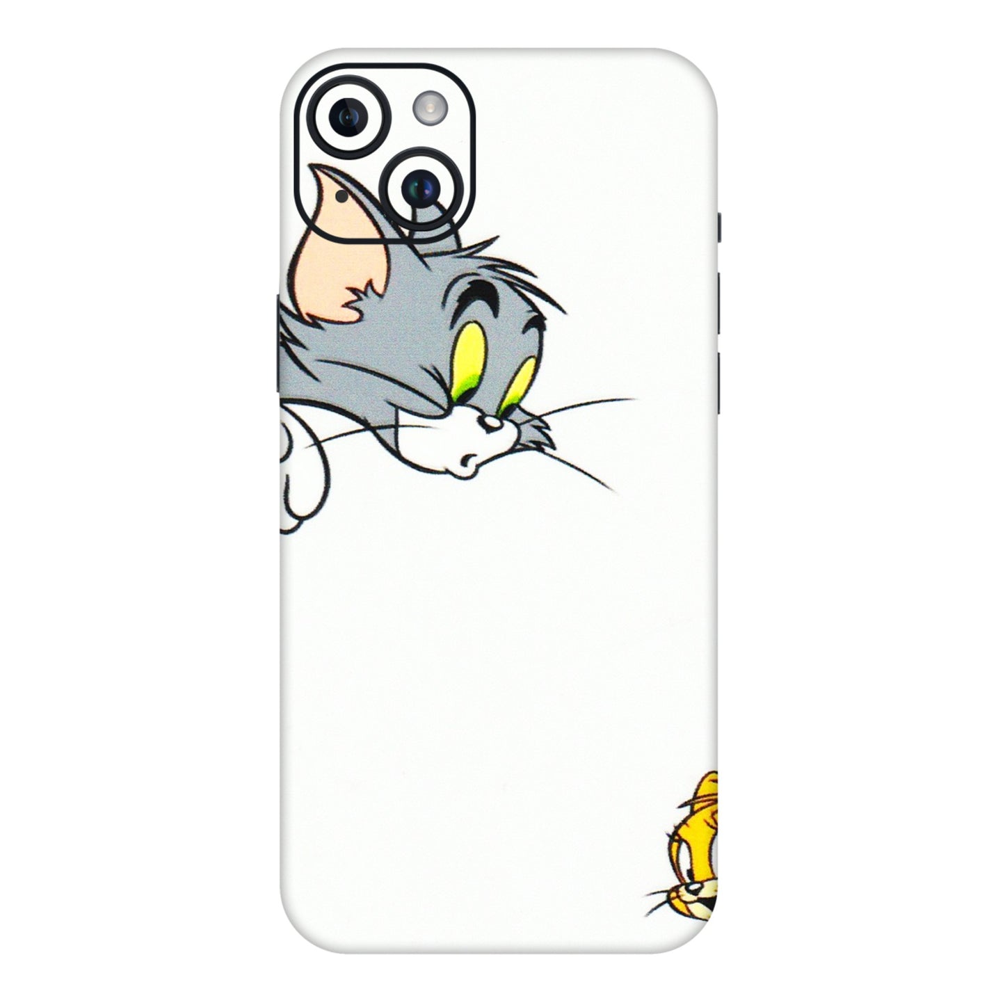 Apple iPhone Skins (All Models) - Cute Tom And Jerry - 3D Embossed Finish (L-220) iPhone 14 Plus