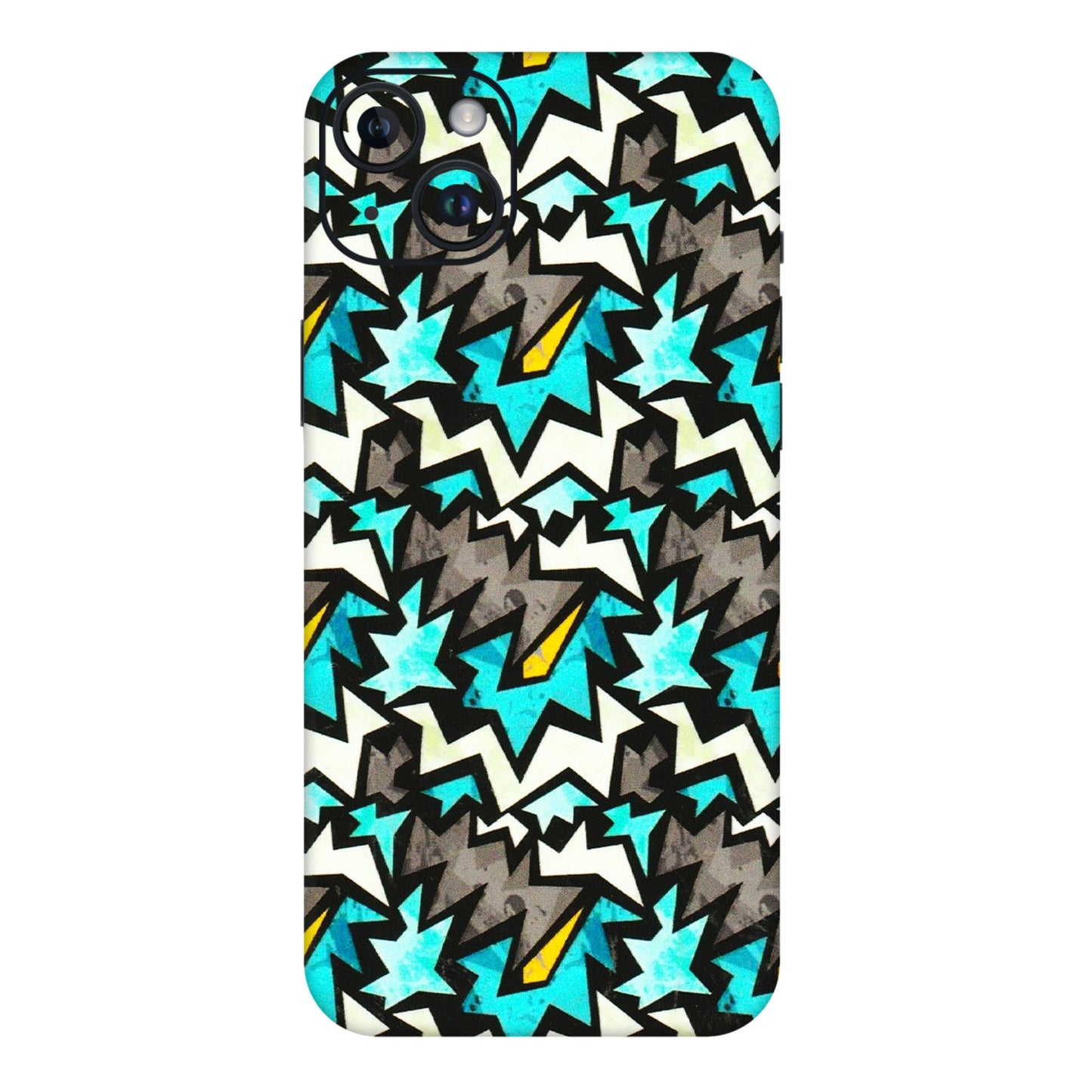 Apple iPhone Skins (All Models) - Funky Zig Zag - 3D Embossed Finish (L-223) iPhone 14 Plus