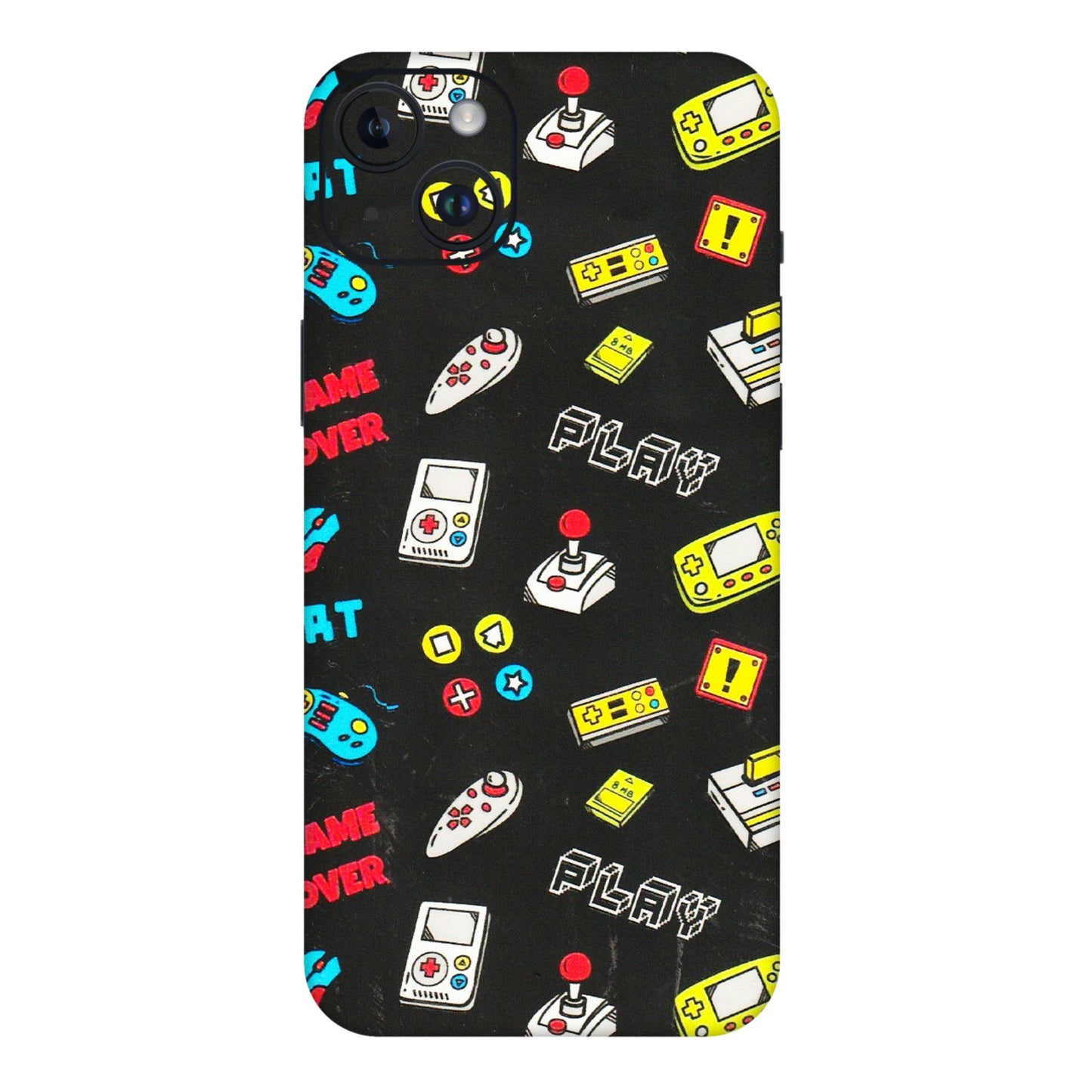 Apple iPhone Skins (All Models) - Gaming Doodles - 3D Embossed Finish (L-224) iPhone 14 Plus
