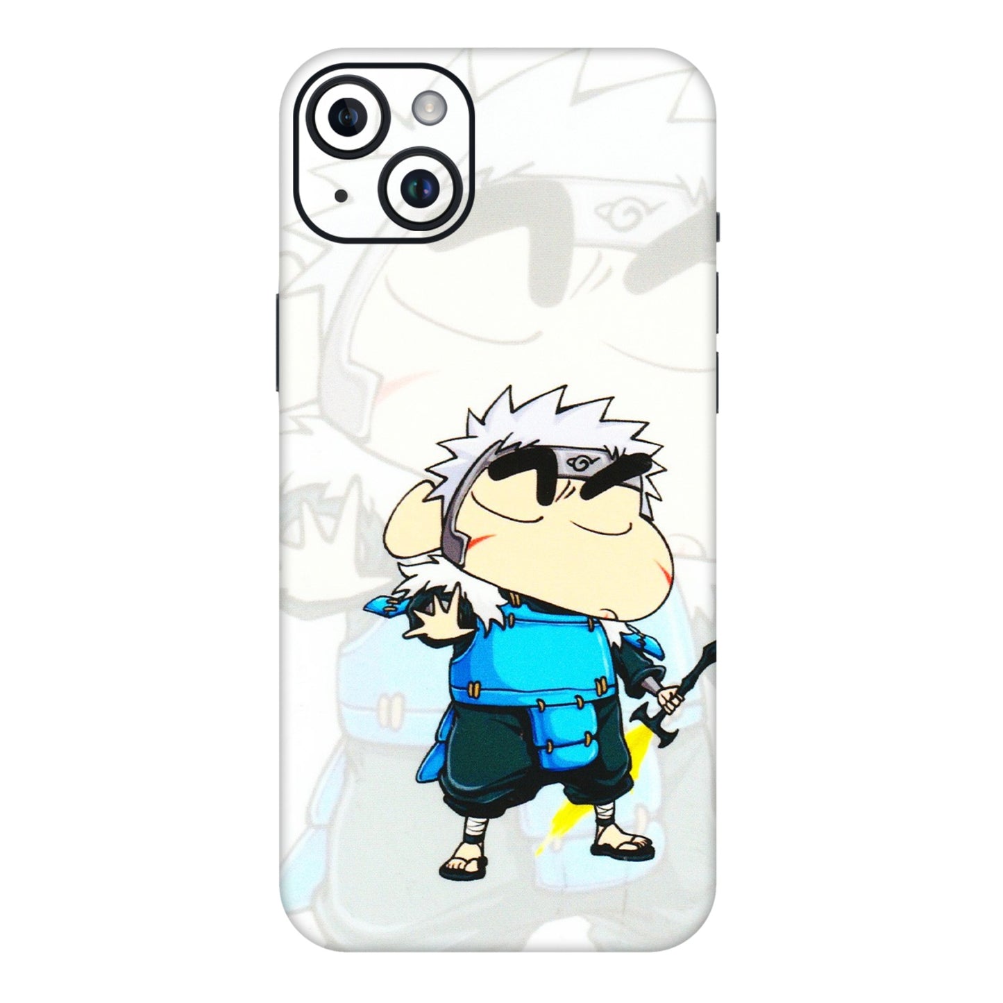 Apple iPhone Skins (All Models) - Angry Young Shinchan - 3D Embossed Finish (L-226) iPhone 14 Plus