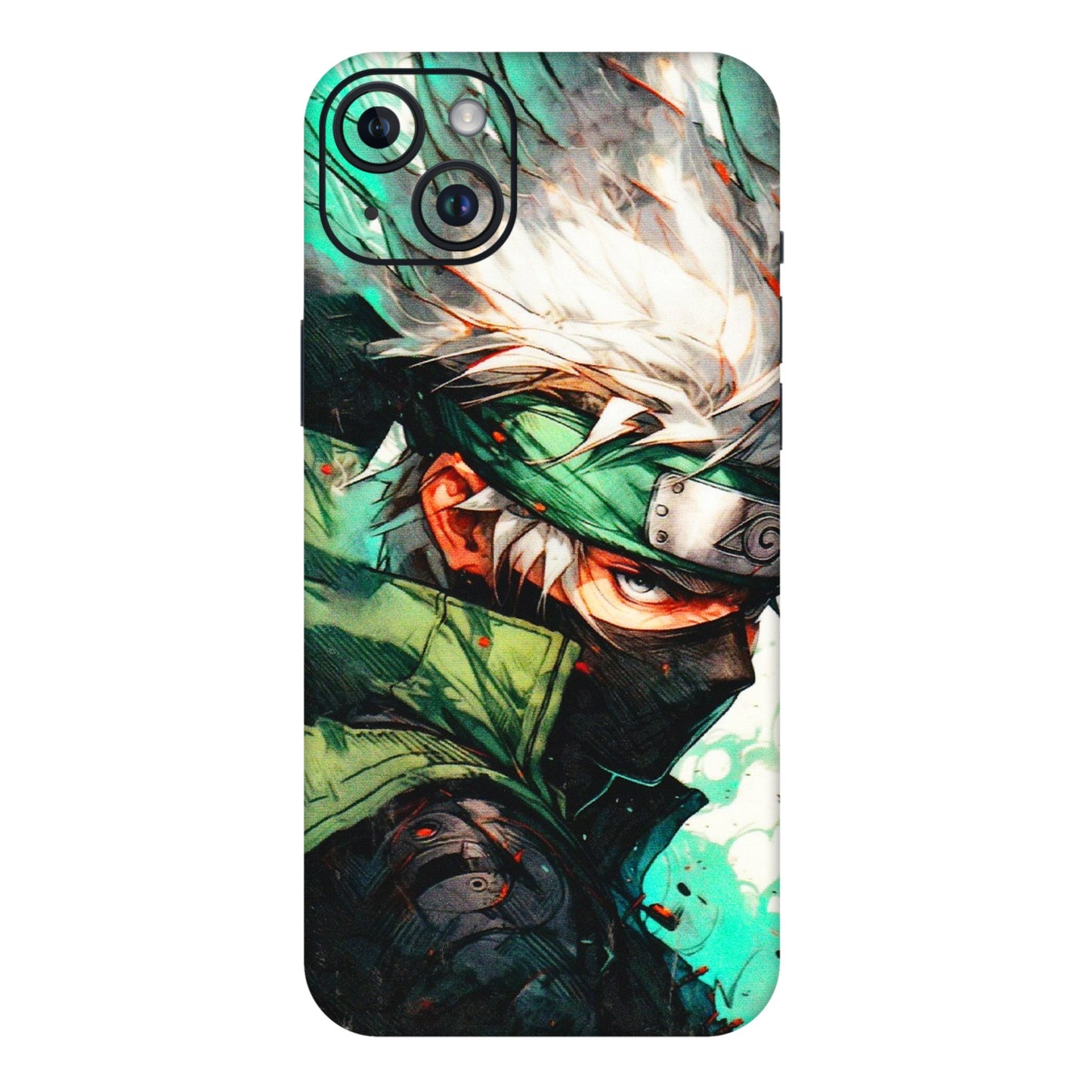 Apple iPhone Skins (All Models) - Kakashi Side Profile - 3D Embossed Finish (L-249) iPhone 14 Plus