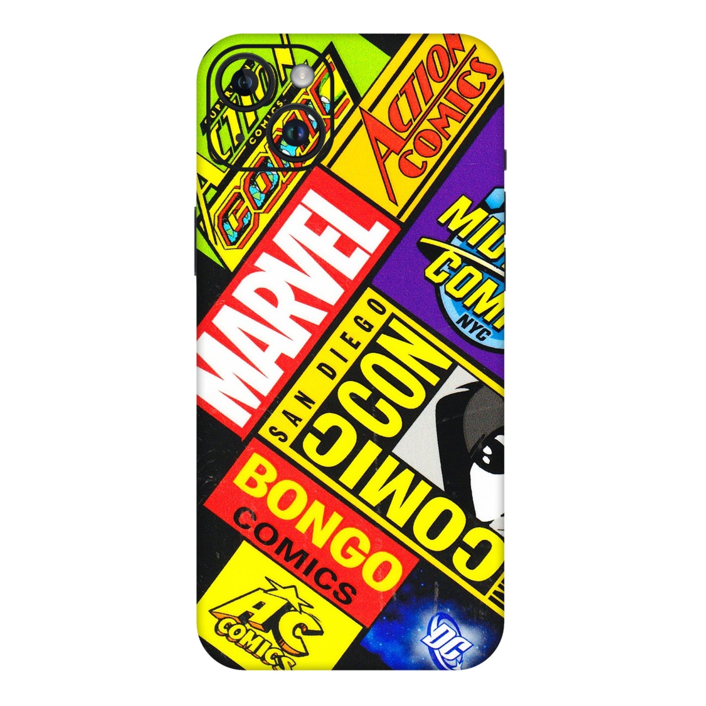 Apple iPhone Skins (All Models) - Bongo Comic Con - 3D Embossed Finish (L-325) iPhone 14 Plus