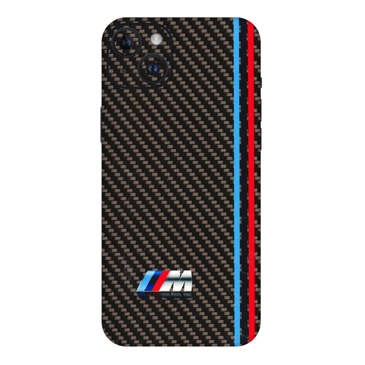Apple iPhone Skins (All Models) - BM Carbon Fiber Feels - 3D Embossed Finish (L-38) iPhone 14 Plus
