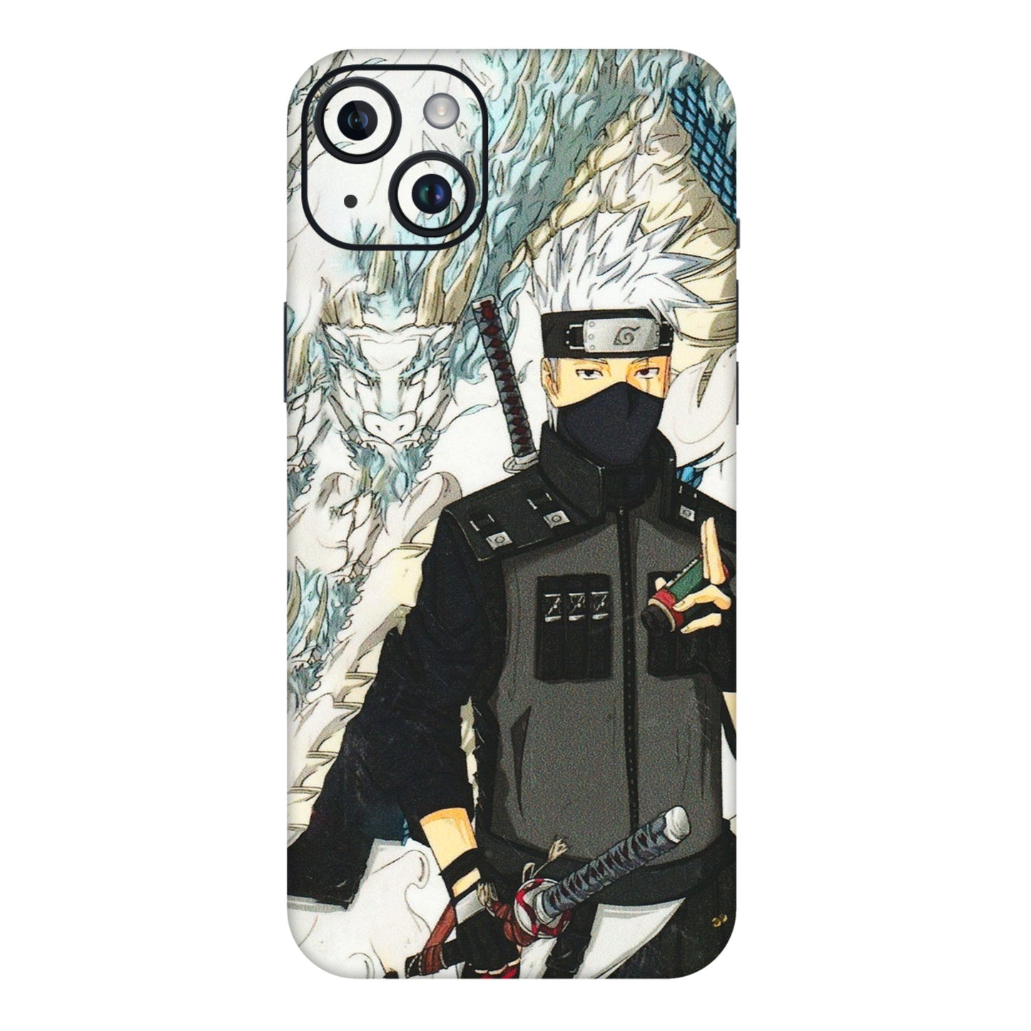 Apple iPhone Skins (All Models) - Kakashi Hatake Naruto Anime - 3D Embossed Finish (L-46) iPhone 14 Plus