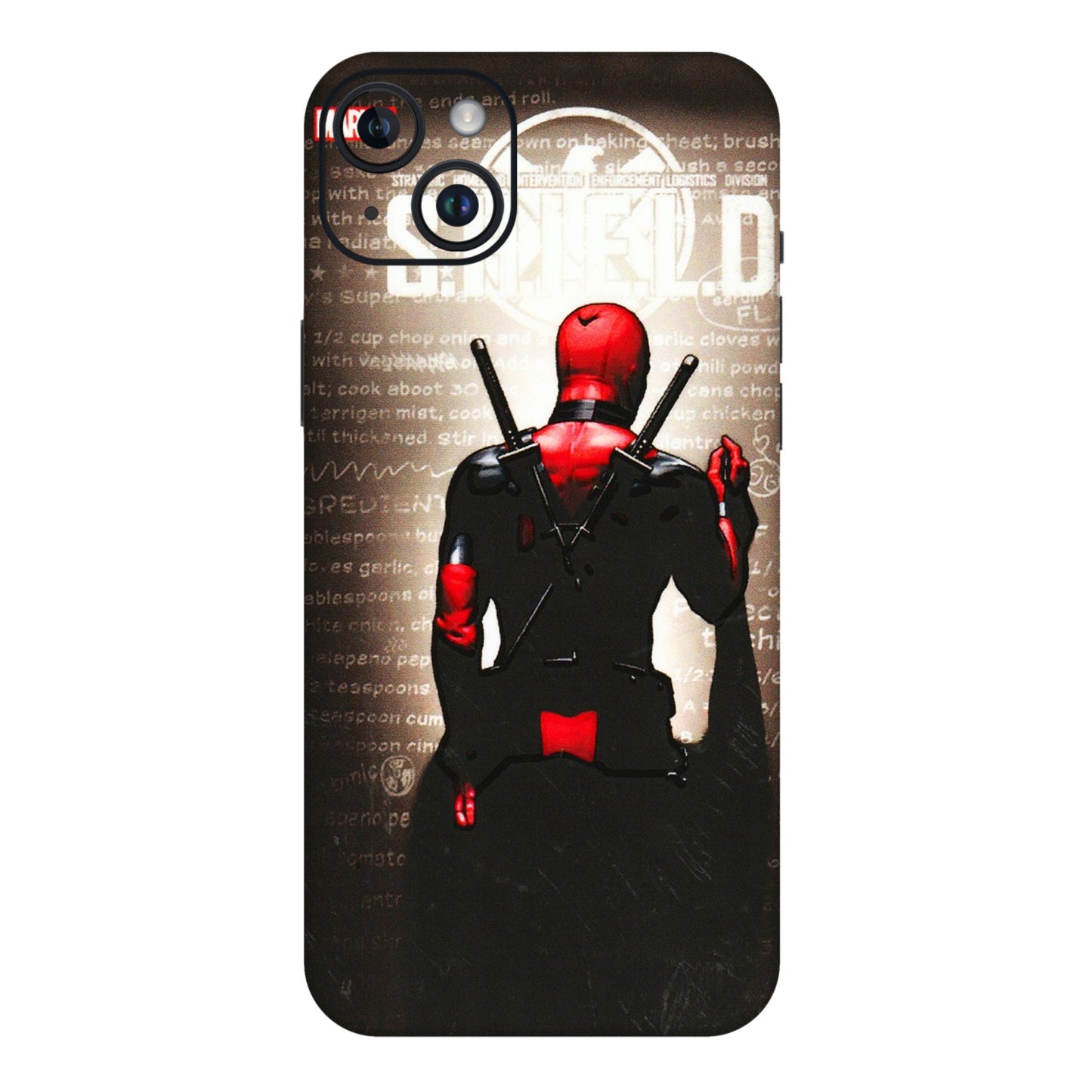 Apple iPhone Skins (All Models) - Deadpool - 3D Embossed Finish (L-56) iPhone 14 Plus