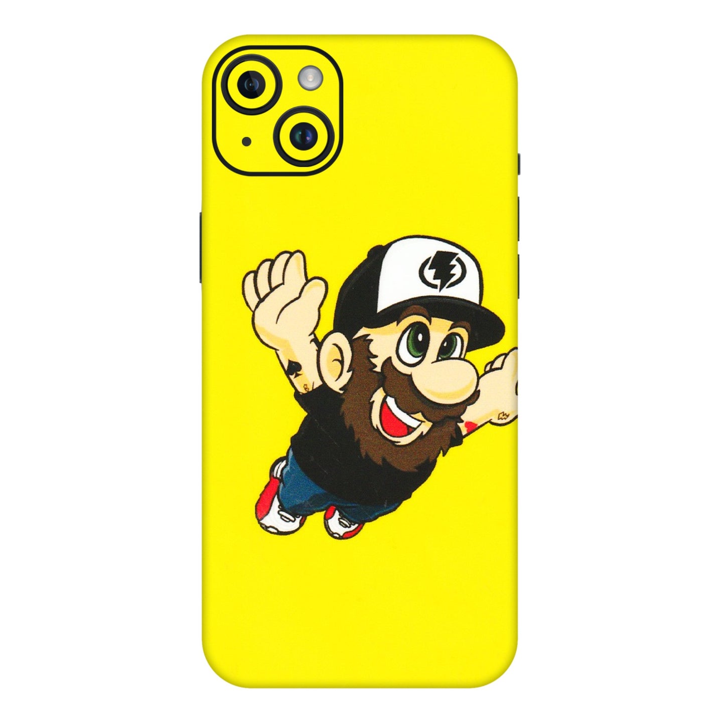 Apple iPhone Skins (All Models) - Flying Beardo - 3D Embossed Finish (L-60) iPhone 14 Plus