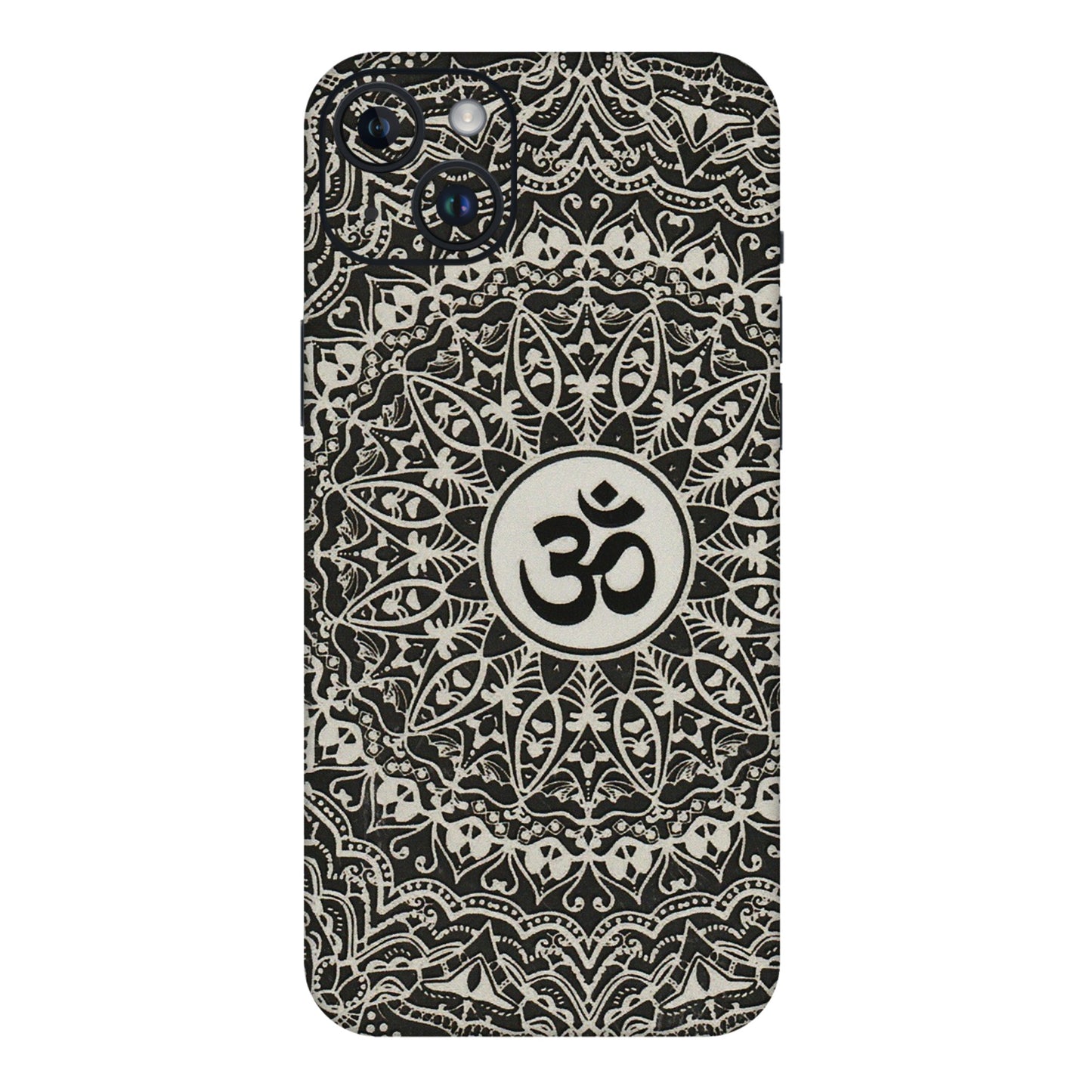 Apple iPhone Skins (All Models) - Aum Elegant Mandala - 3D Embossed Finish (L-62) iPhone 14 Plus