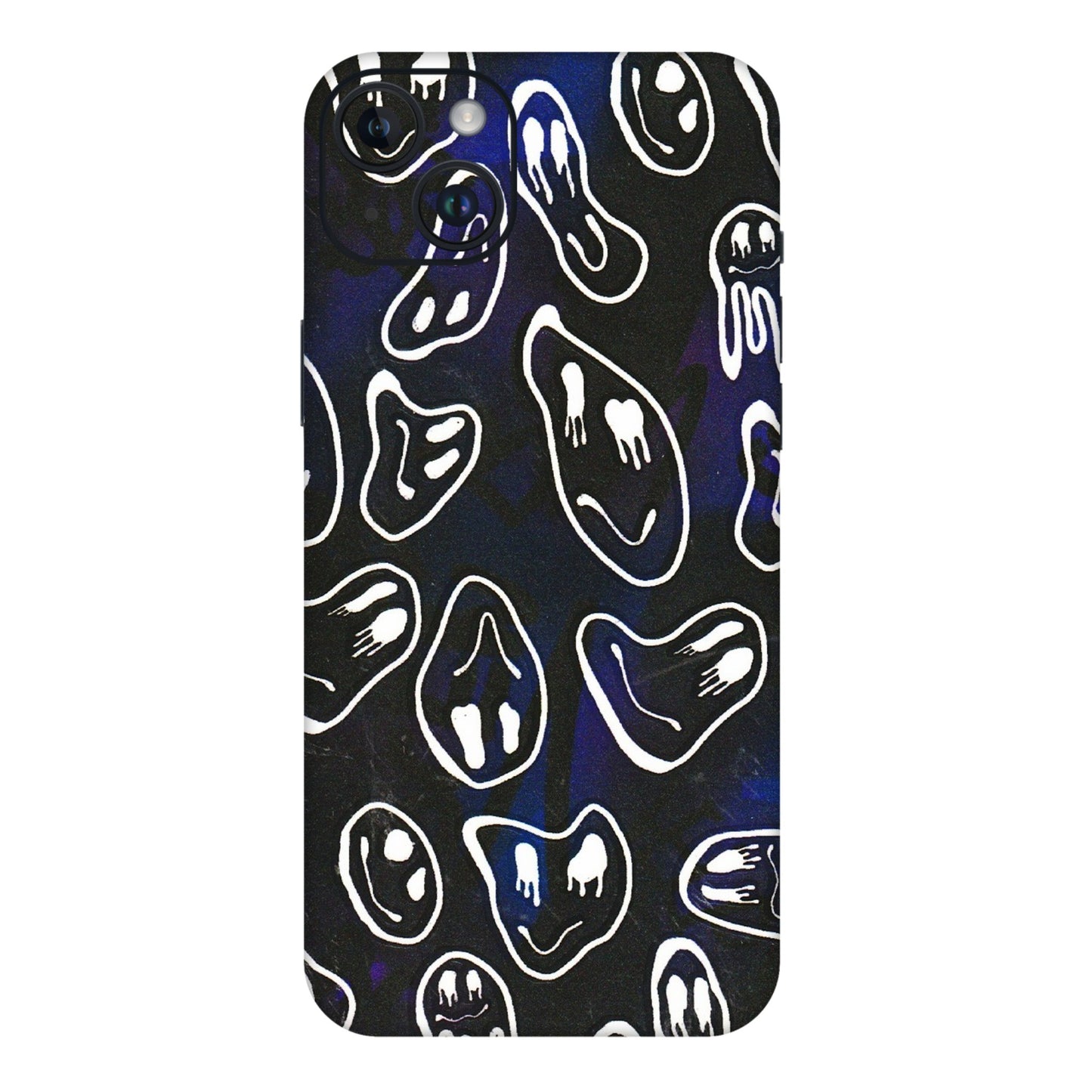 Apple iPhone Skins (All Models) - Distorted Smileys - 3D Embossed Finish (L-92) iPhone 14 Plus