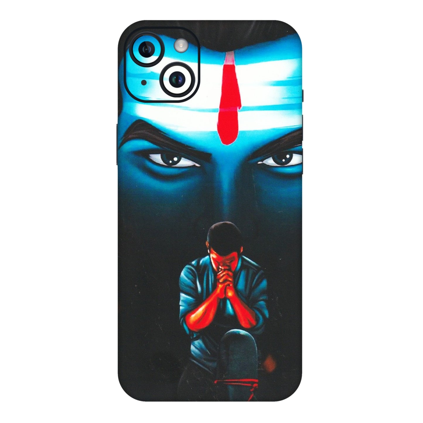 Apple iPhone Skins (All Models) - Mahakal Bhakt - Matte Finish (M-112) iPhone 14 Plus
