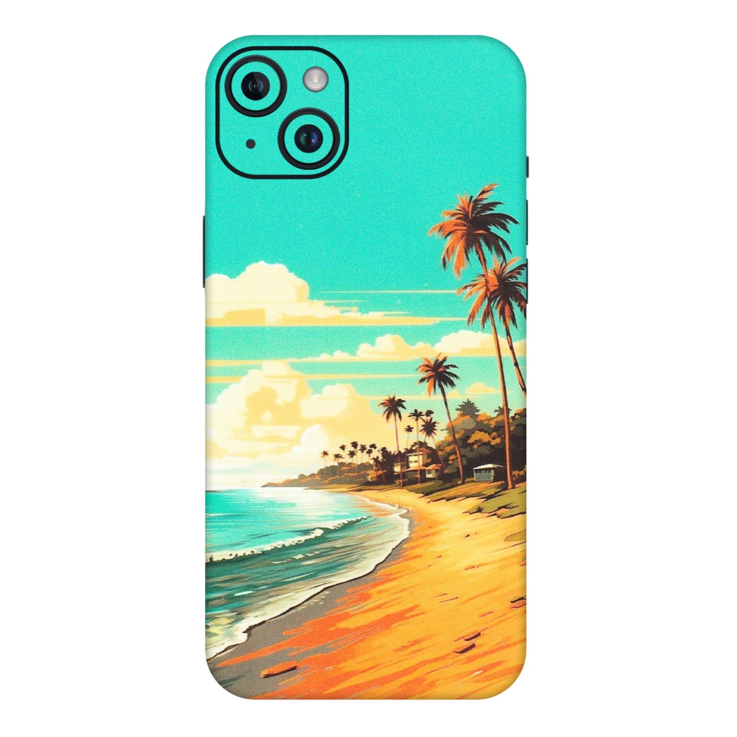 Apple iPhone Skins (All Models) - Miami Beach - Matte Finish (M-136) iPhone 14 Plus