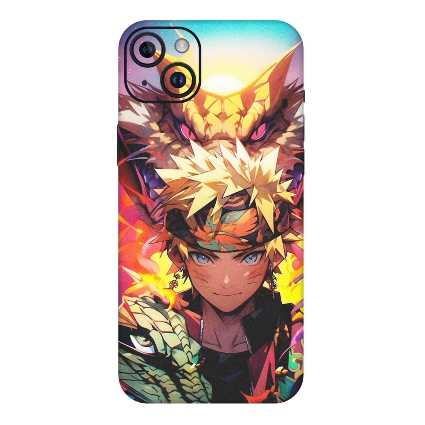 Apple iPhone Skins (All Models) - Angry Naruto Anime - Matte Finish (M-148) iPhone 14 Plus