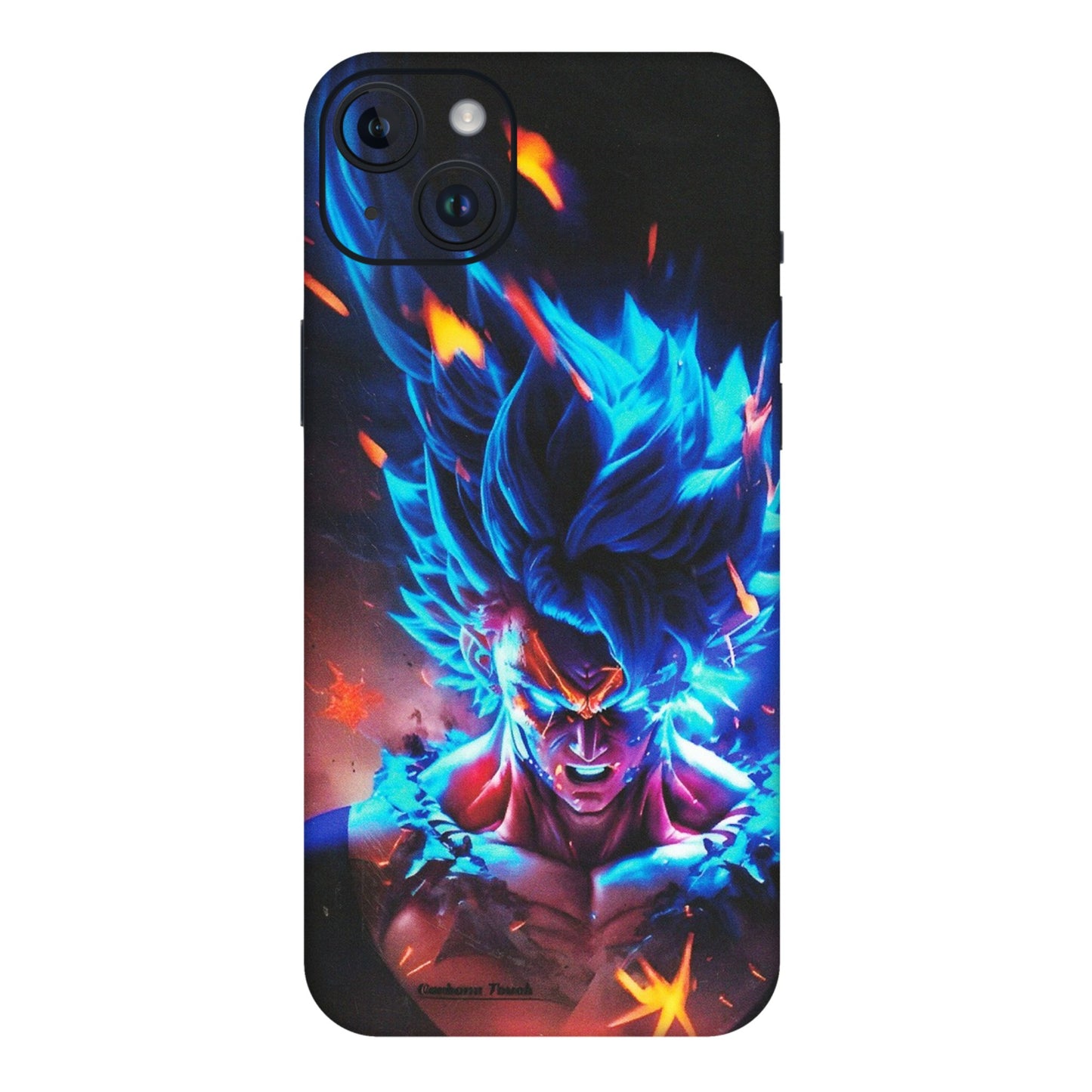 Apple iPhone Skins (All Models) - Angry Goku Dragon Ball Anime - Matte Finish (M-150) iPhone 14 Plus