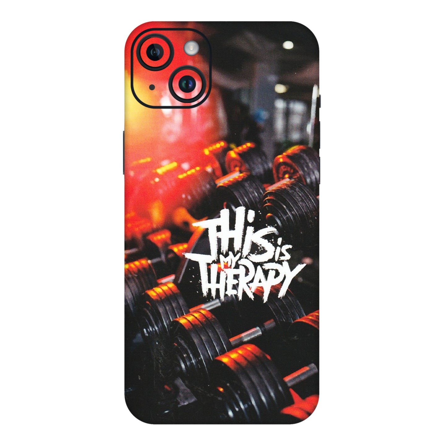 Apple iPhone Skins (All Models) - GYM Lover Therapy - Matte Finish (M-160) iPhone 14 Plus