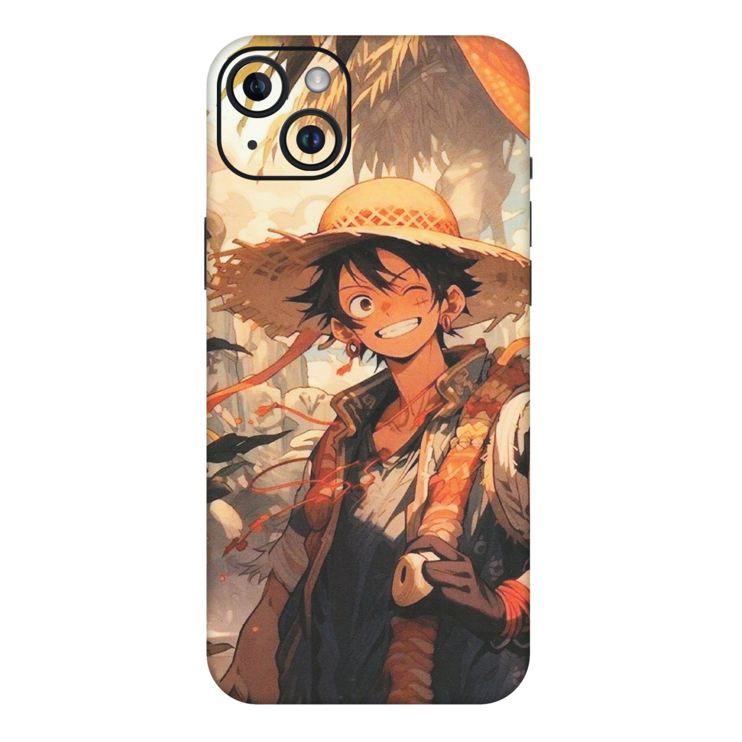 Apple iPhone Skins (All Models) - Anime Character Smile - Matte Finish (M-33) iPhone 14 Plus