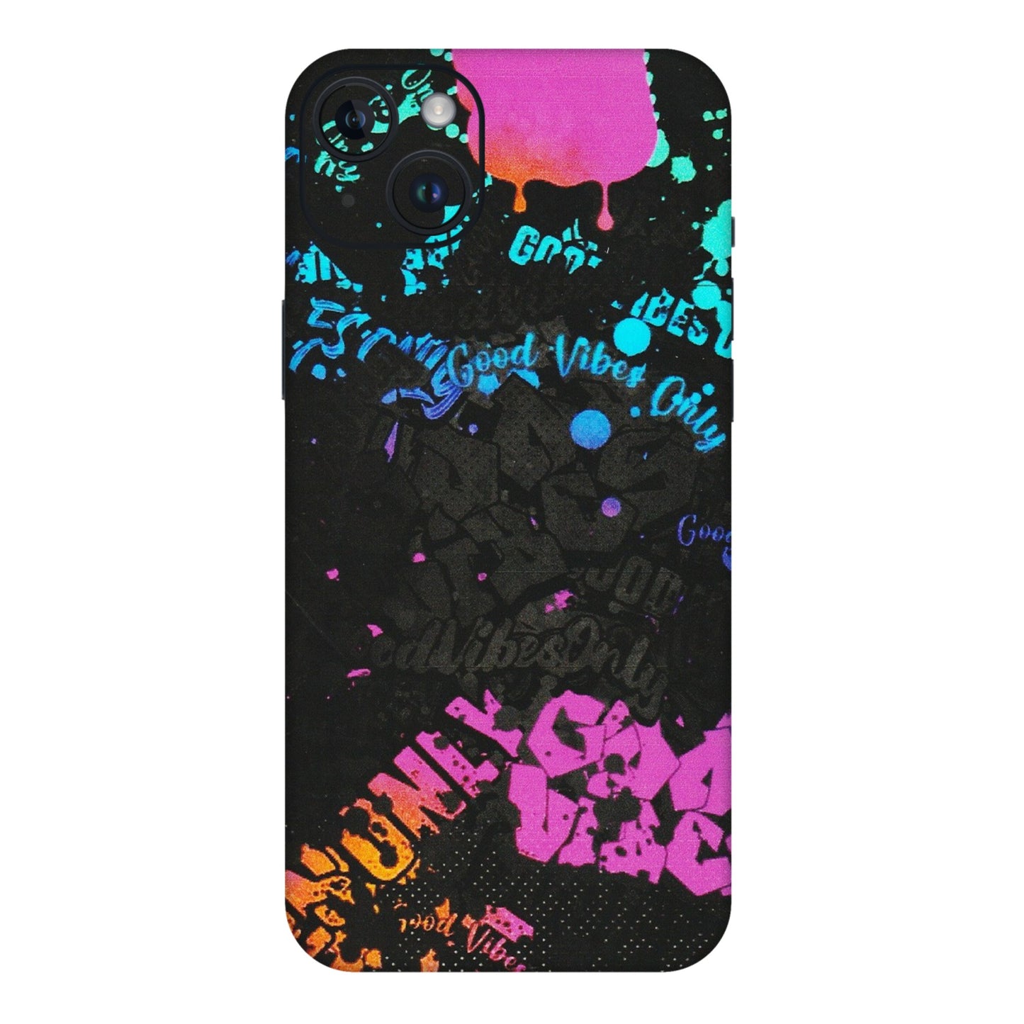Apple iPhone Skins (All Models) - Majestic Black Vibes - Matte Finish (M-62) iPhone 14 Plus