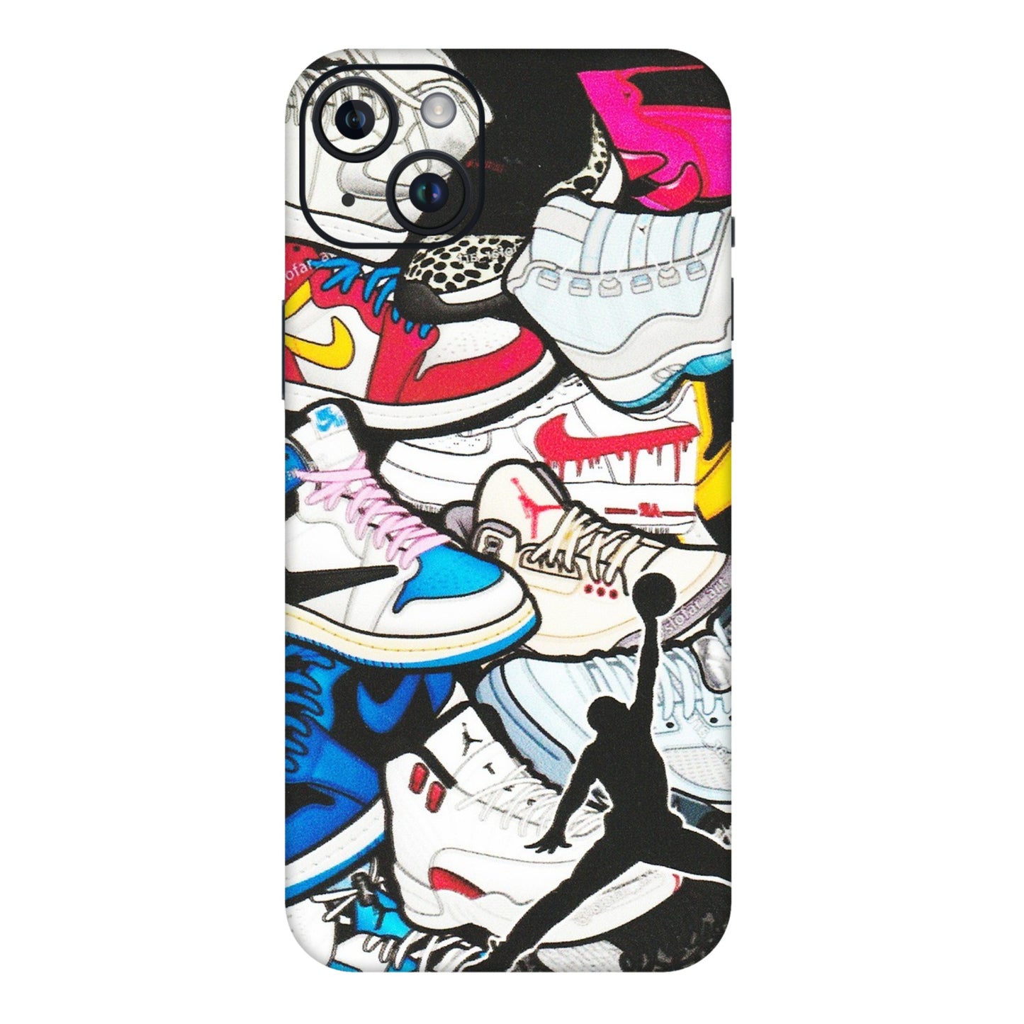 Apple iPhone Skins (All Models) - Jordan Sneakers Fan - Matte Finish (M-80) iPhone 14 Plus