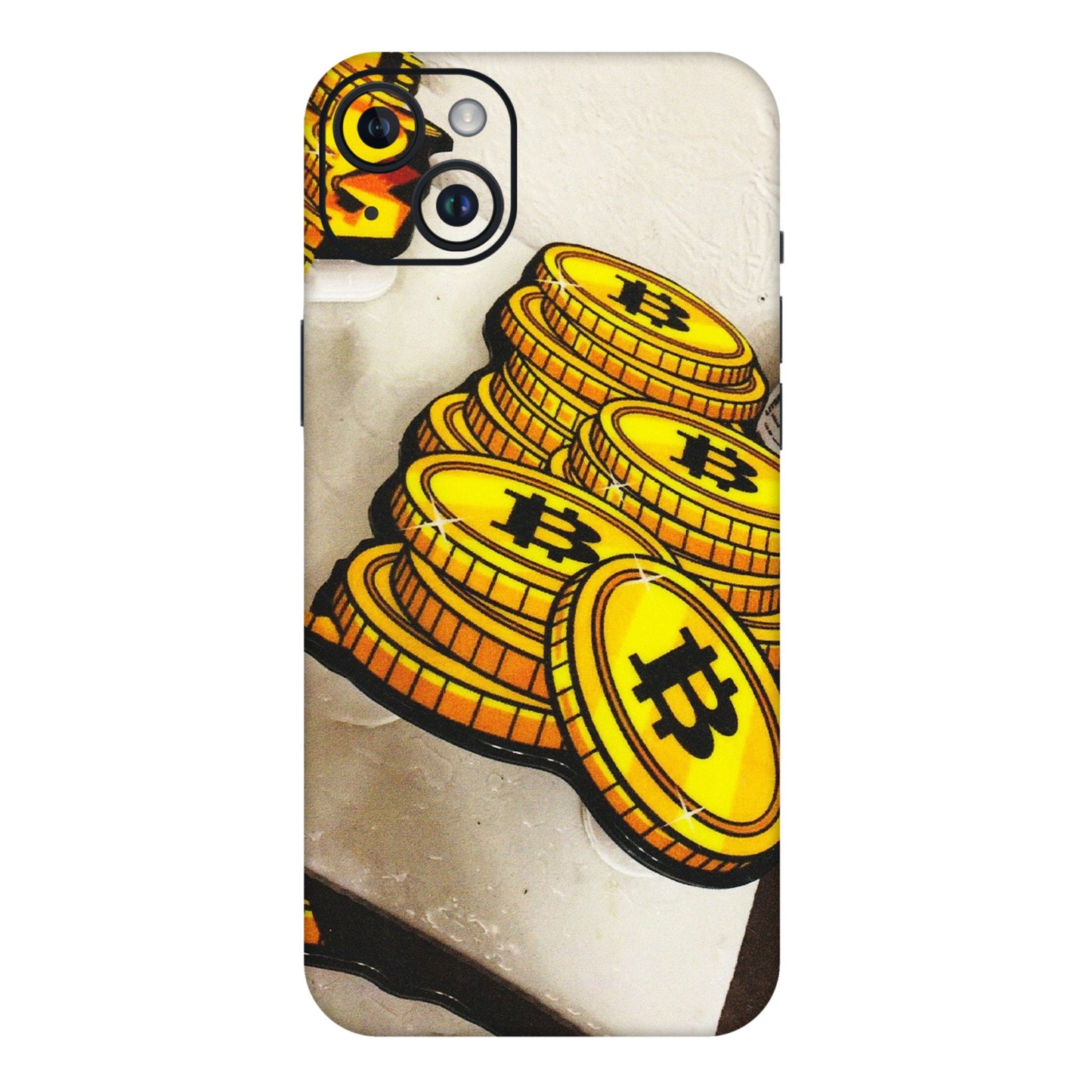 Apple iPhone Skins (All Models) - Billionaire Bitcoin Collection - Matte Finish (M-92) iPhone 14 Plus