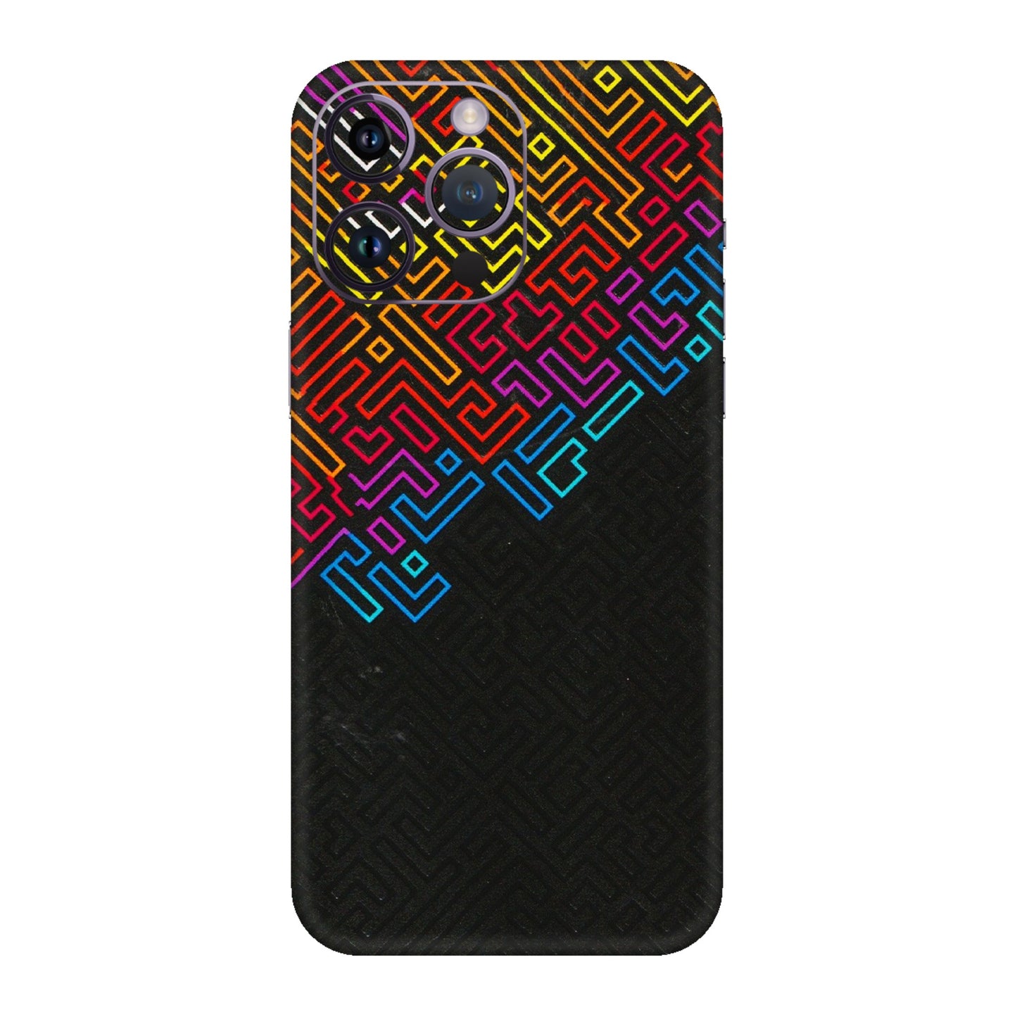 Apple iPhone Skins (All Models) - Dotme Pattern Art - 3D Embossed Finish (L-121) iPhone 14 Pro