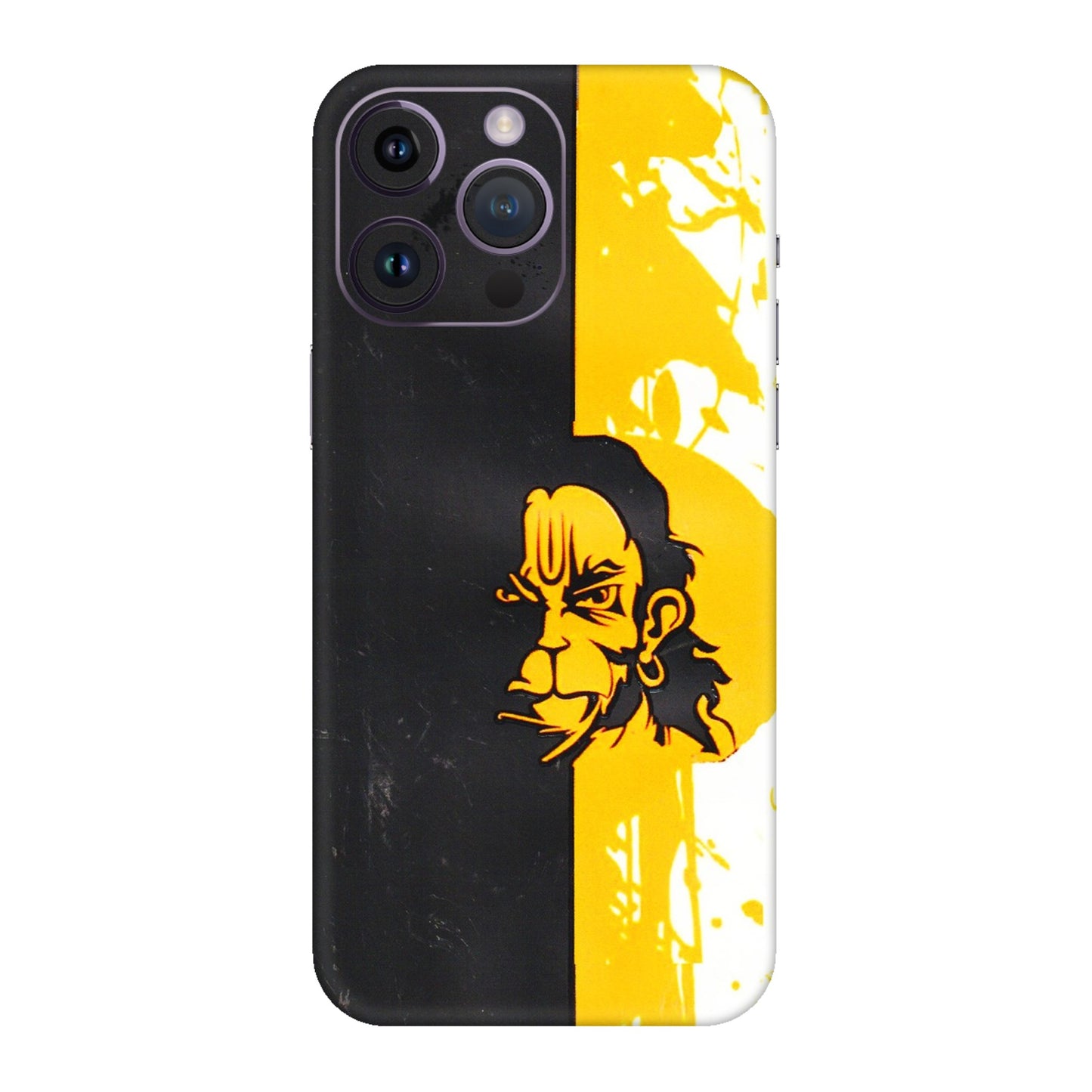 Apple iPhone Skins (All Models) - Bajrangbali - 3D Embossed Finish (L-151) iPhone 14 Pro