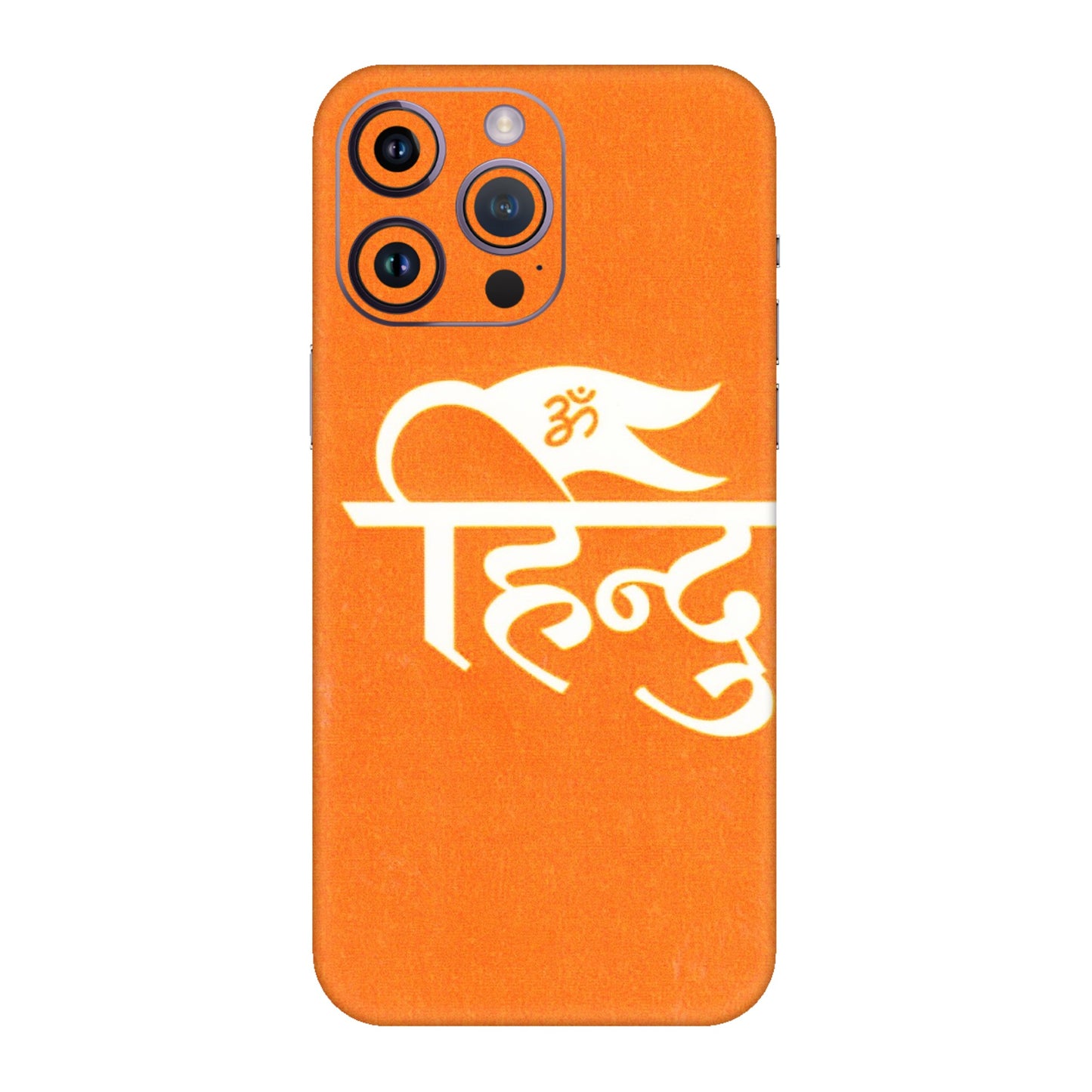 Apple iPhone Skins (All Models) - Hindu Kesari - 3D Embossed Finish (L-154) iPhone 14 Pro