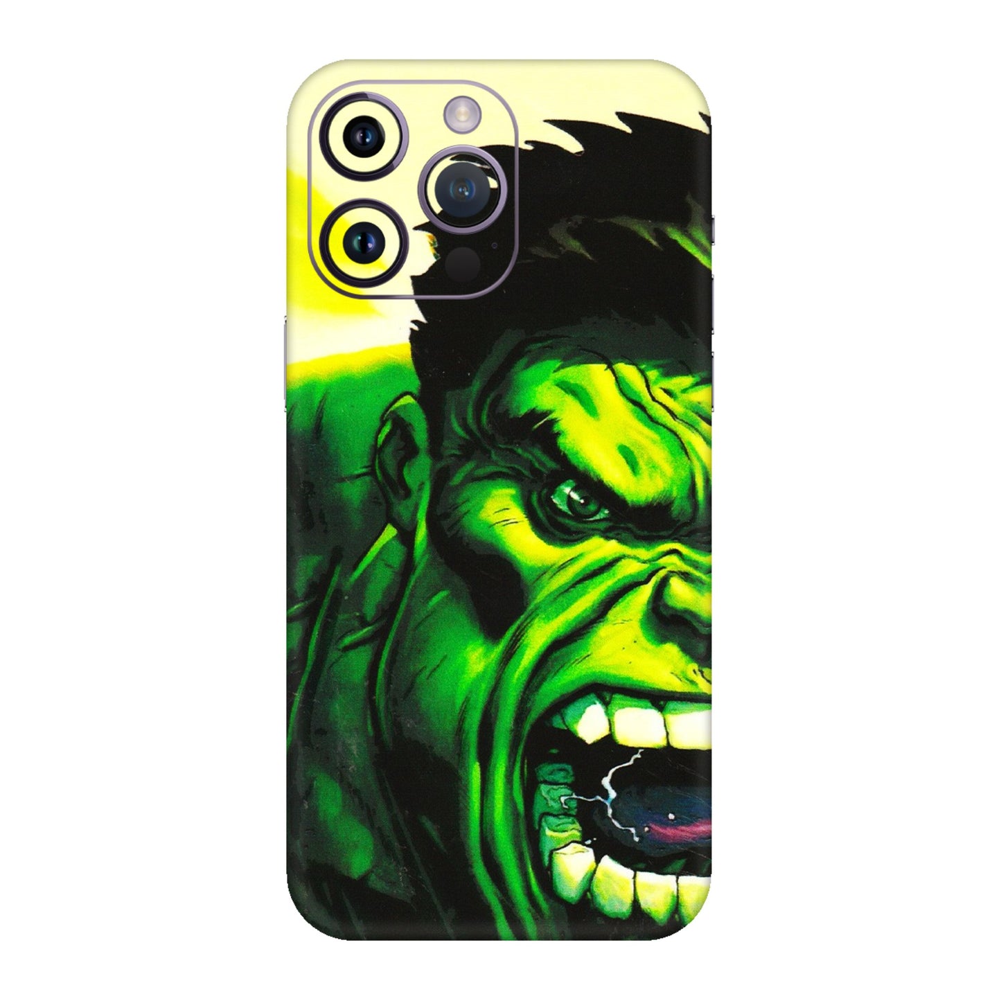 Apple iPhone Skins (All Models) - Hulk - 3D Embossed Finish (L-180) iPhone 14 Pro
