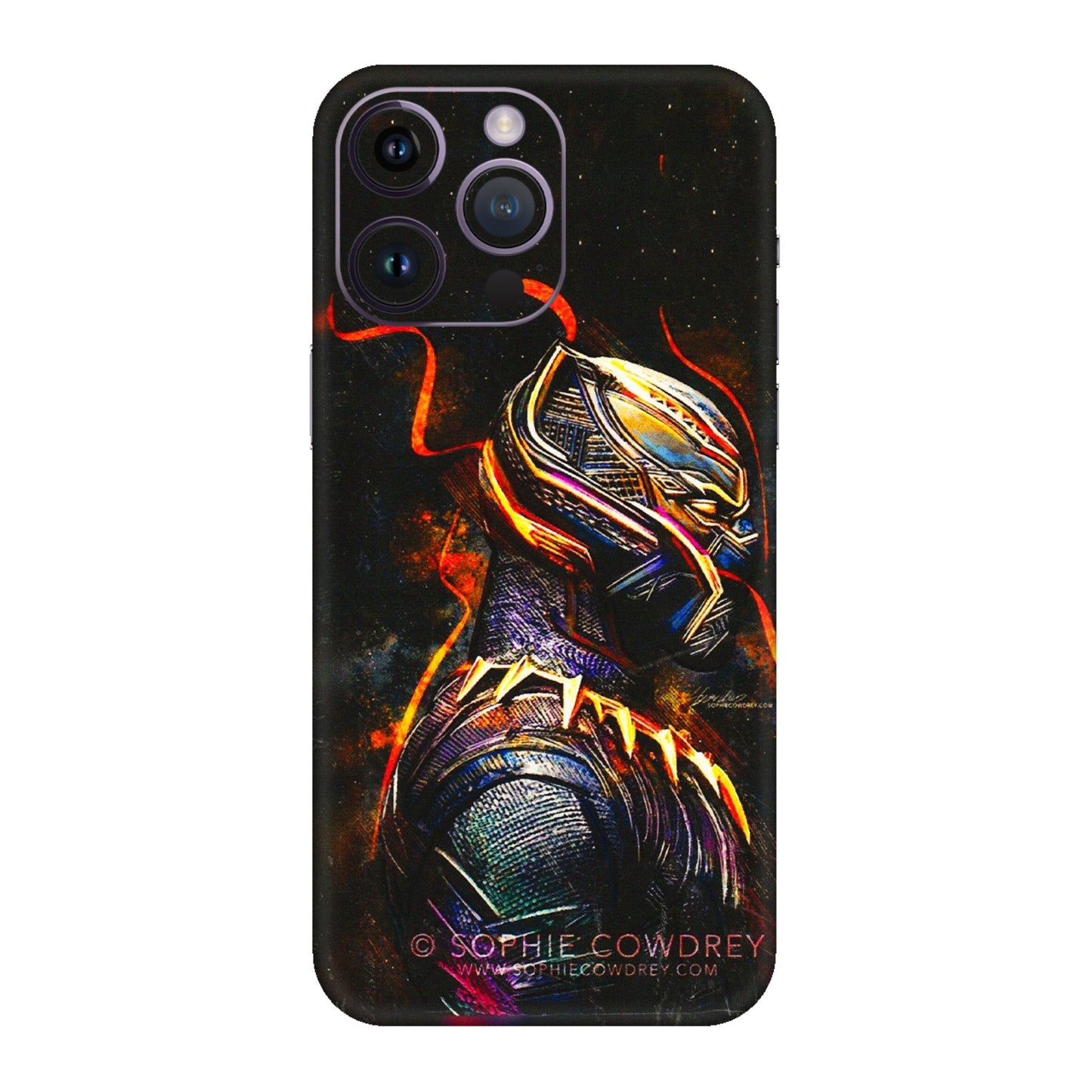 Apple iPhone Skins (All Models) - Black Panther - 3D Embossed Finish (L-190) iPhone 14 Pro