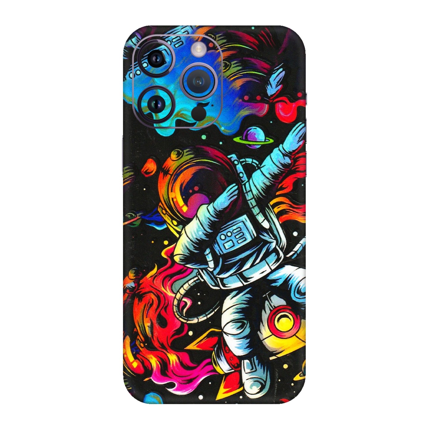 Apple iPhone Skins (All Models) - Astronaut Dope - 3D Embossed Finish (L-191) iPhone 14 Pro
