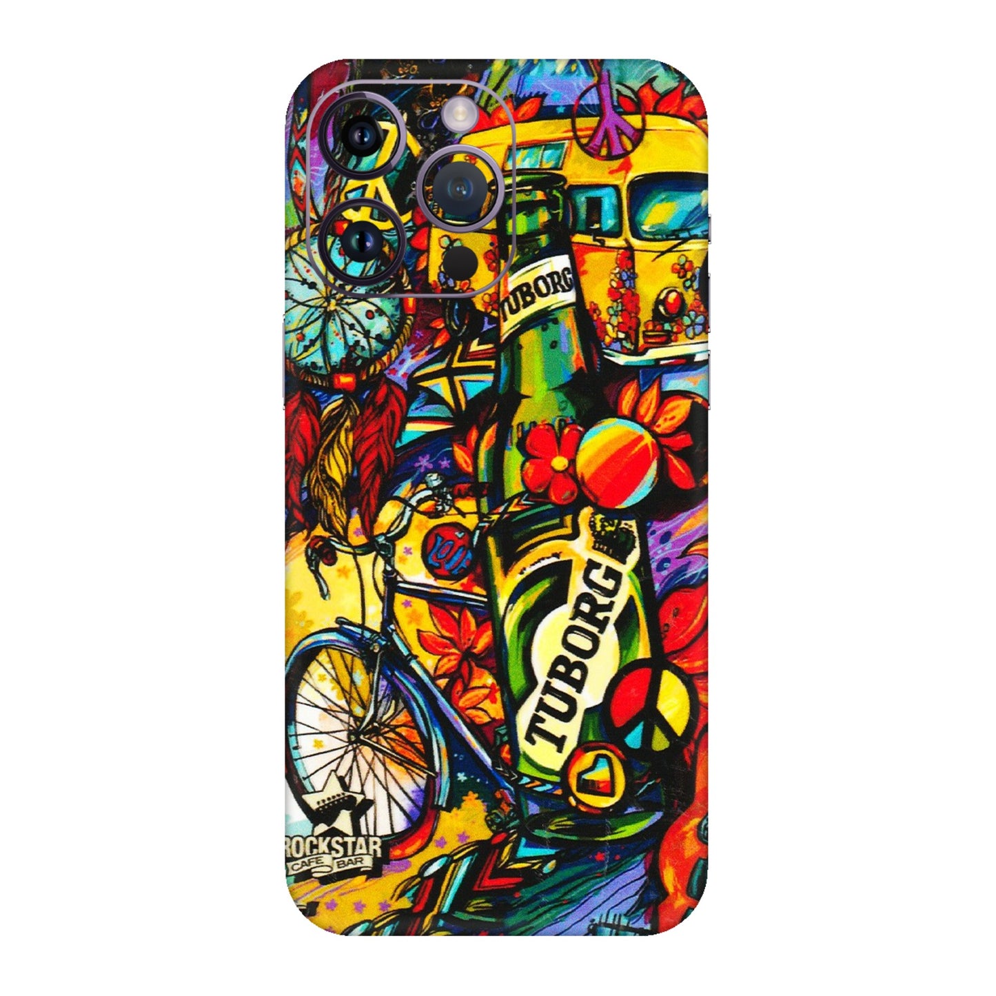 Apple iPhone Skins (All Models) - Cool Beer Bottle - 3D Embossed Finish (L-193) iPhone 14 Pro