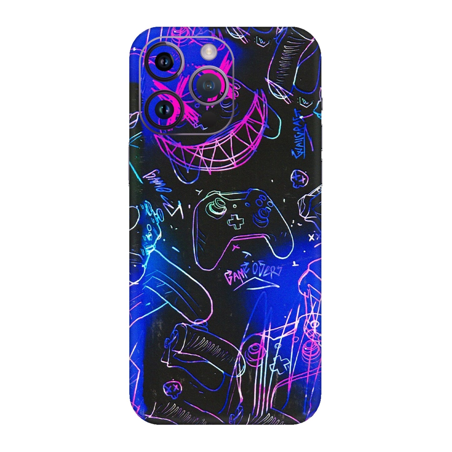 Apple iPhone Skins (All Models) - Gamers Paradise - 3D Embossed Finish (L-258) iPhone 14 Pro