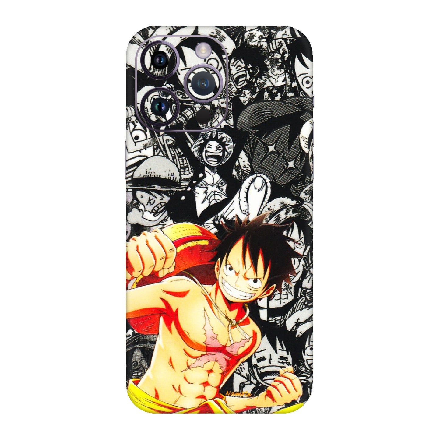 Apple iPhone Skins (All Models) - Anime Comics Games Doodles - 3D Embossed Finish (L-27) iPhone 14 Pro
