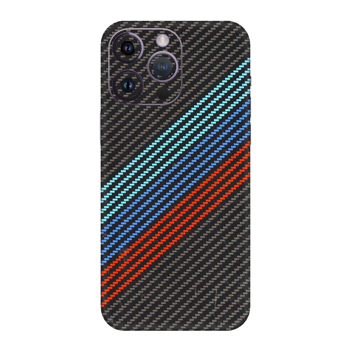Apple iPhone Skins (All Models) - Carbon BM - 3D Embossed Finish (L-302) iPhone 14 Pro