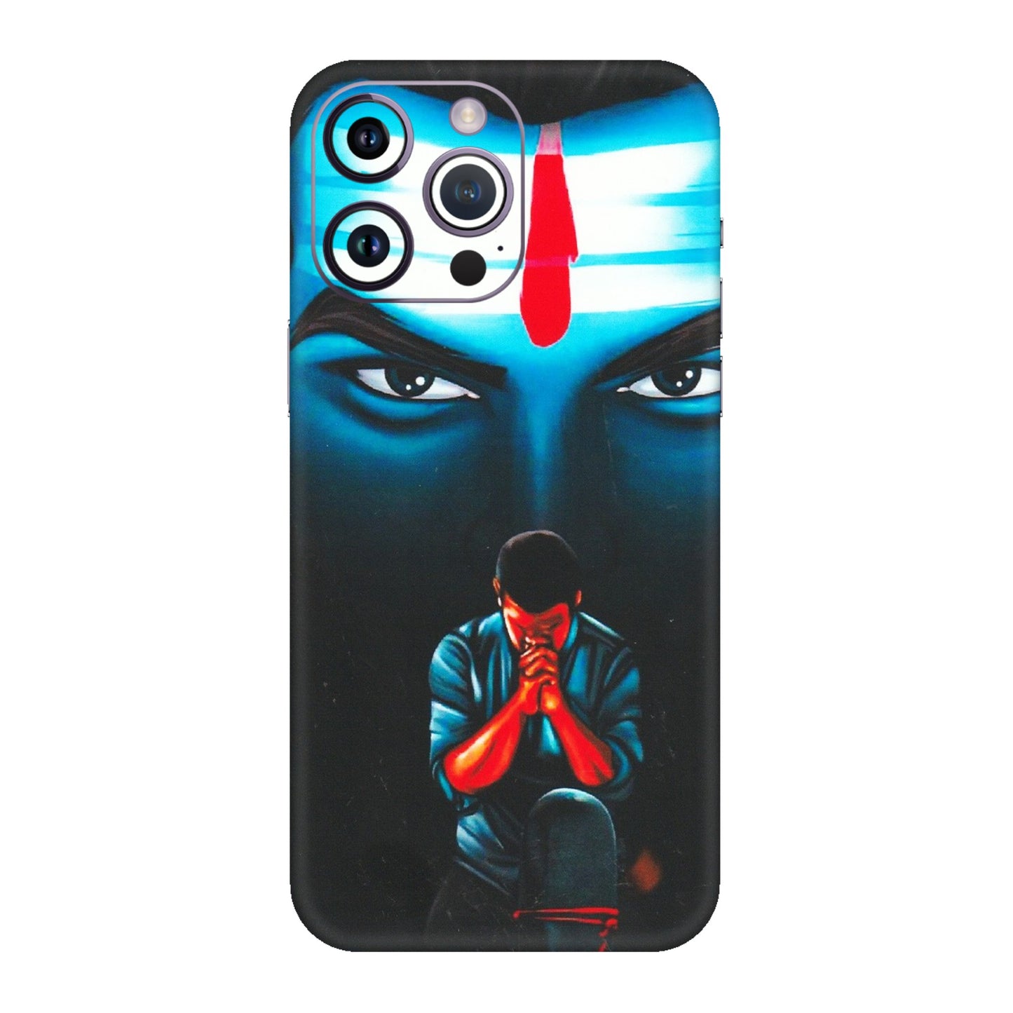 Apple iPhone Skins (All Models) - Mahakal Bhakt - Matte Finish (M-112) iPhone 14 Pro