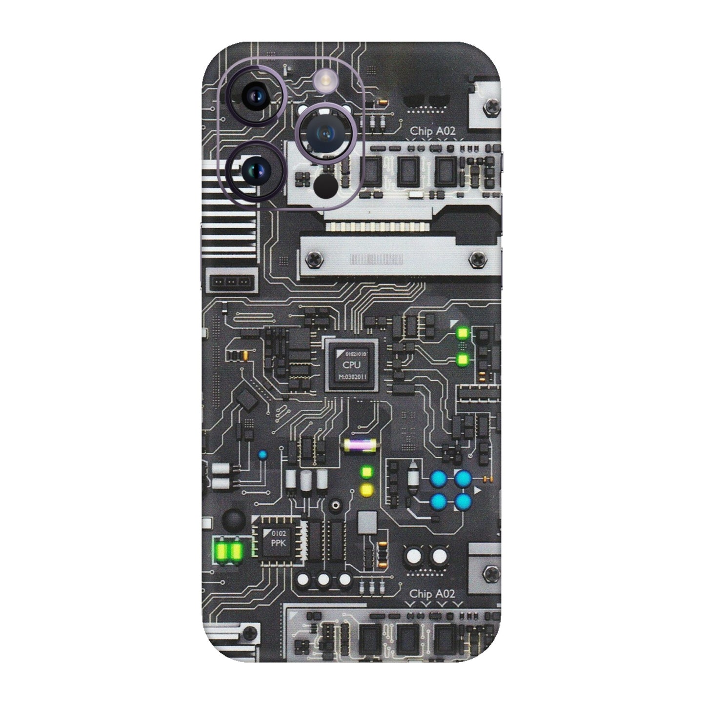 Apple iPhone Skins (All Models) - Motherboard Internals - Matte Finish (M-135) iPhone 14 Pro