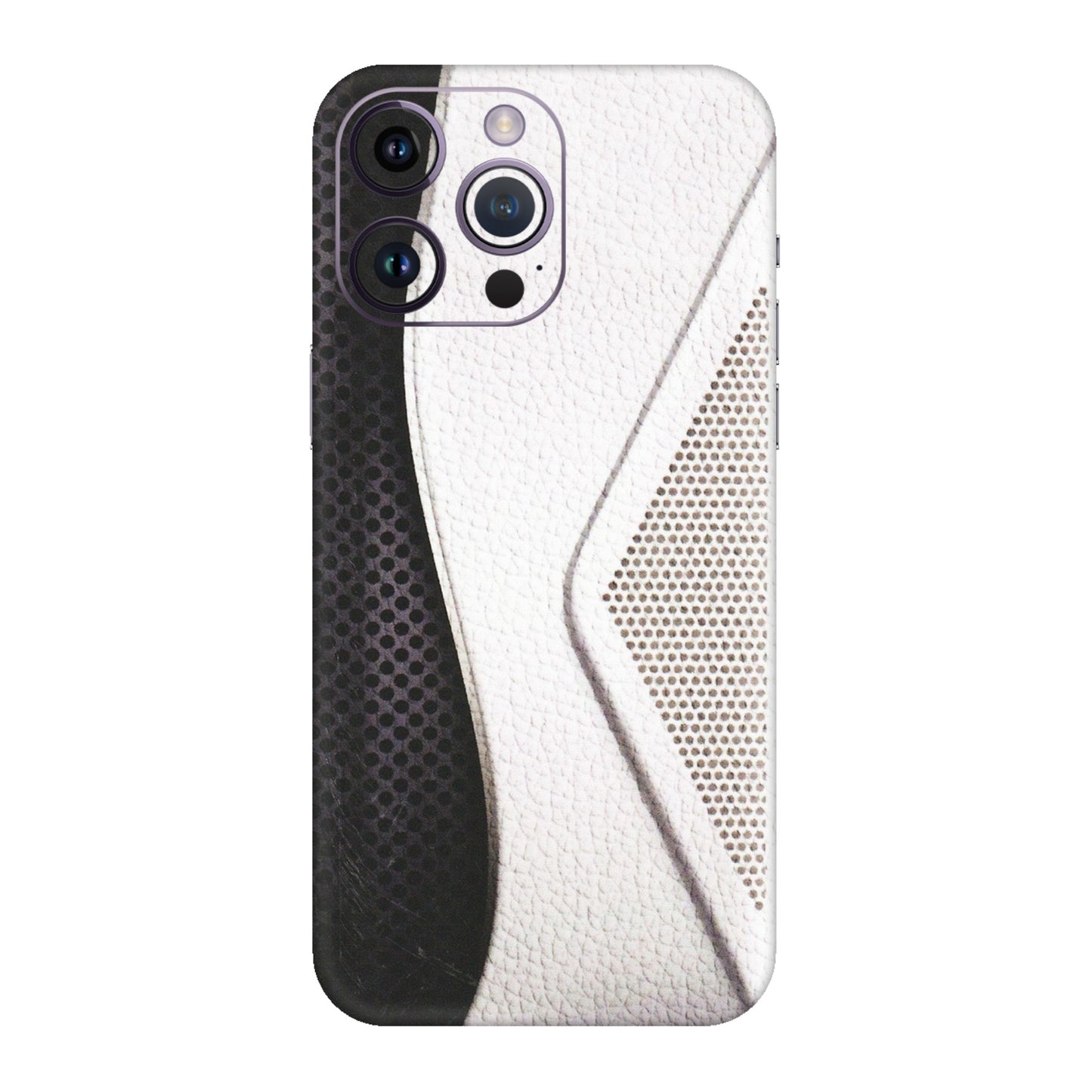Apple iPhone Skins (All Models) - Black And White Iconic Convoy - Matte Finish (M-149) iPhone 14 Pro