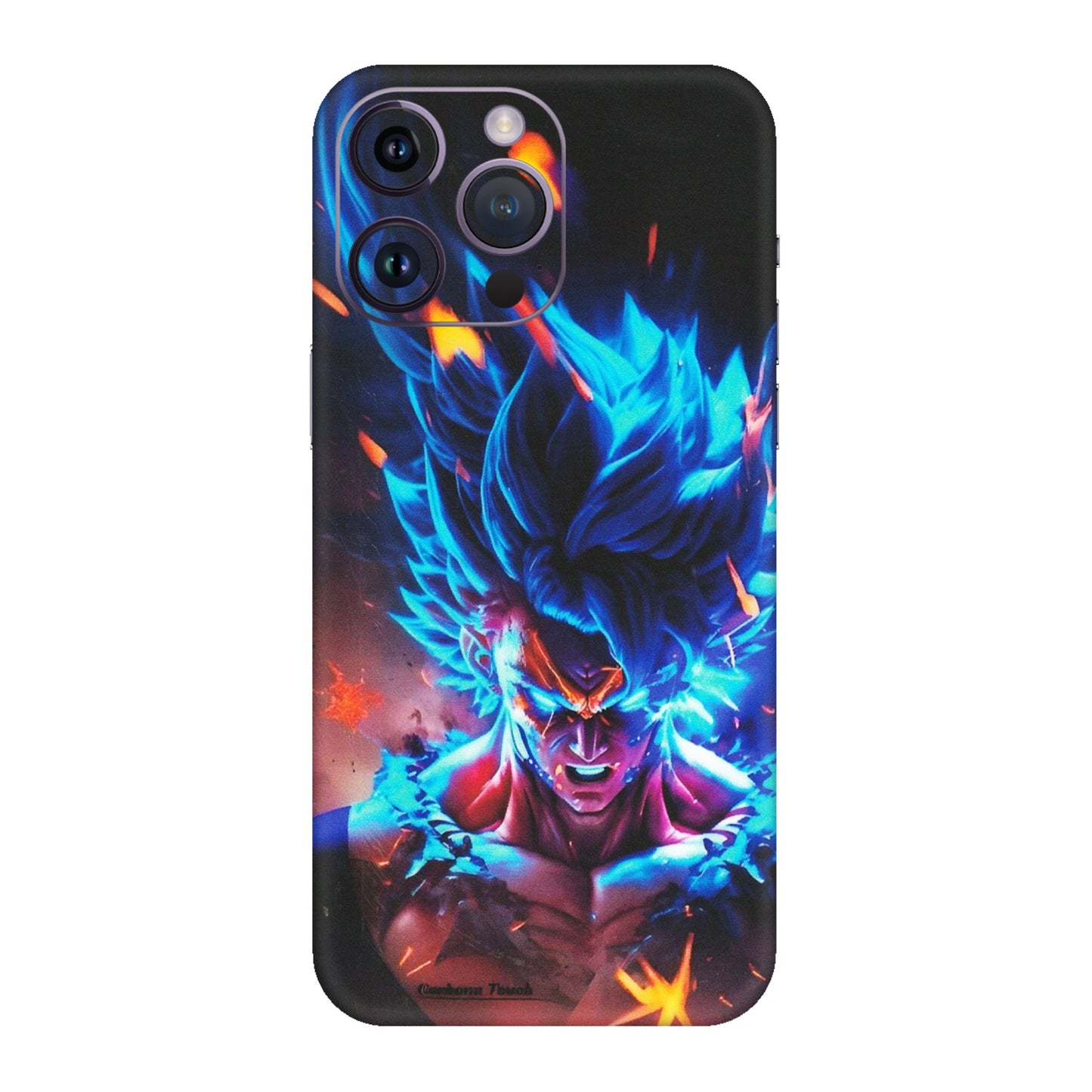 Apple iPhone Skins (All Models) - Angry Goku Dragon Ball Anime - Matte Finish (M-150) iPhone 14 Pro