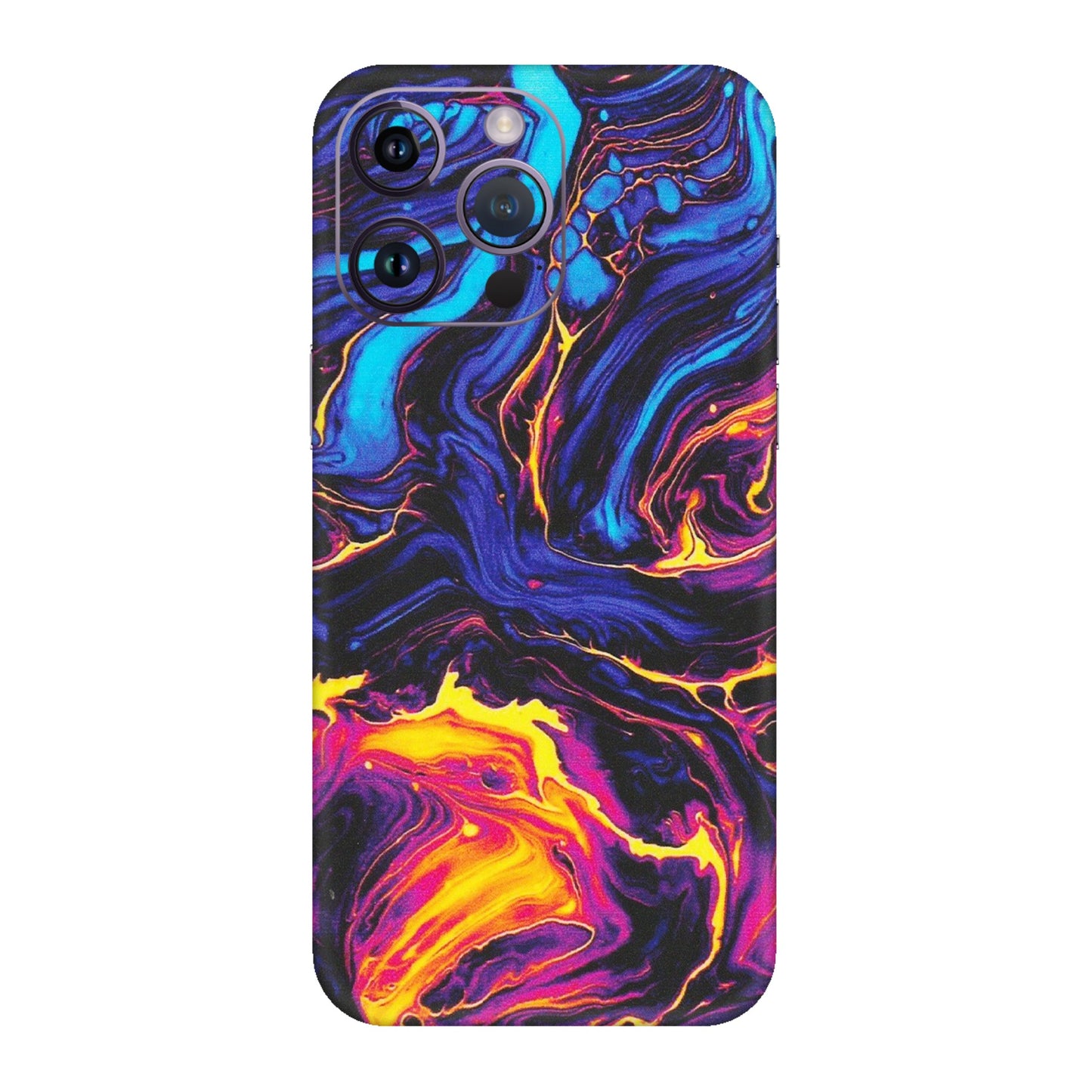 Apple iPhone Skins (All Models) - Abstract Paint Classy - Matte Finish (M-15) iPhone 14 Pro