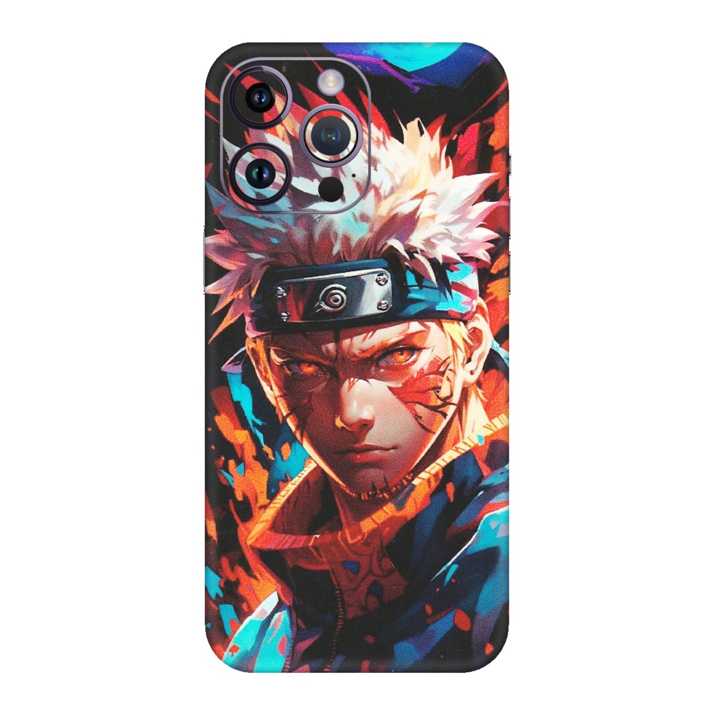 Apple iPhone Skins (All Models) - Anime Ferocious Character - Matte Finish (M-44) iPhone 14 Pro