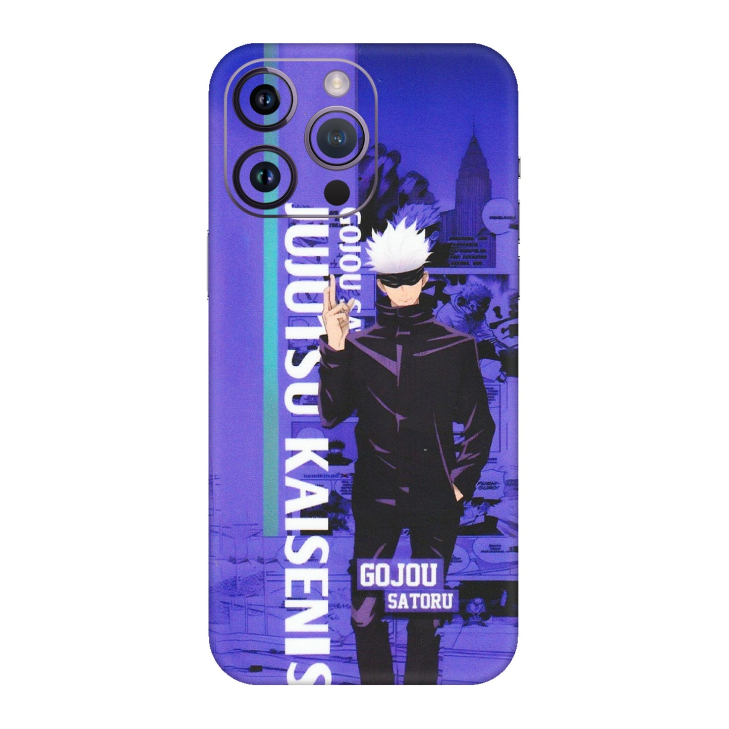 Apple iPhone Skins (All Models) - Jujutsu Kaisen Gojo - Matte Finish (M-05) iPhone 14 Pro