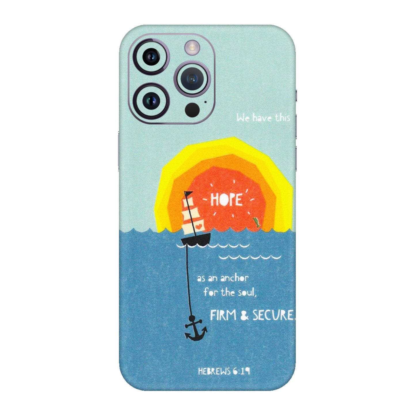 Apple iPhone Skins (All Models) - A Beautiful Sunset of Hope - Matte Finish (M-75) iPhone 14 Pro