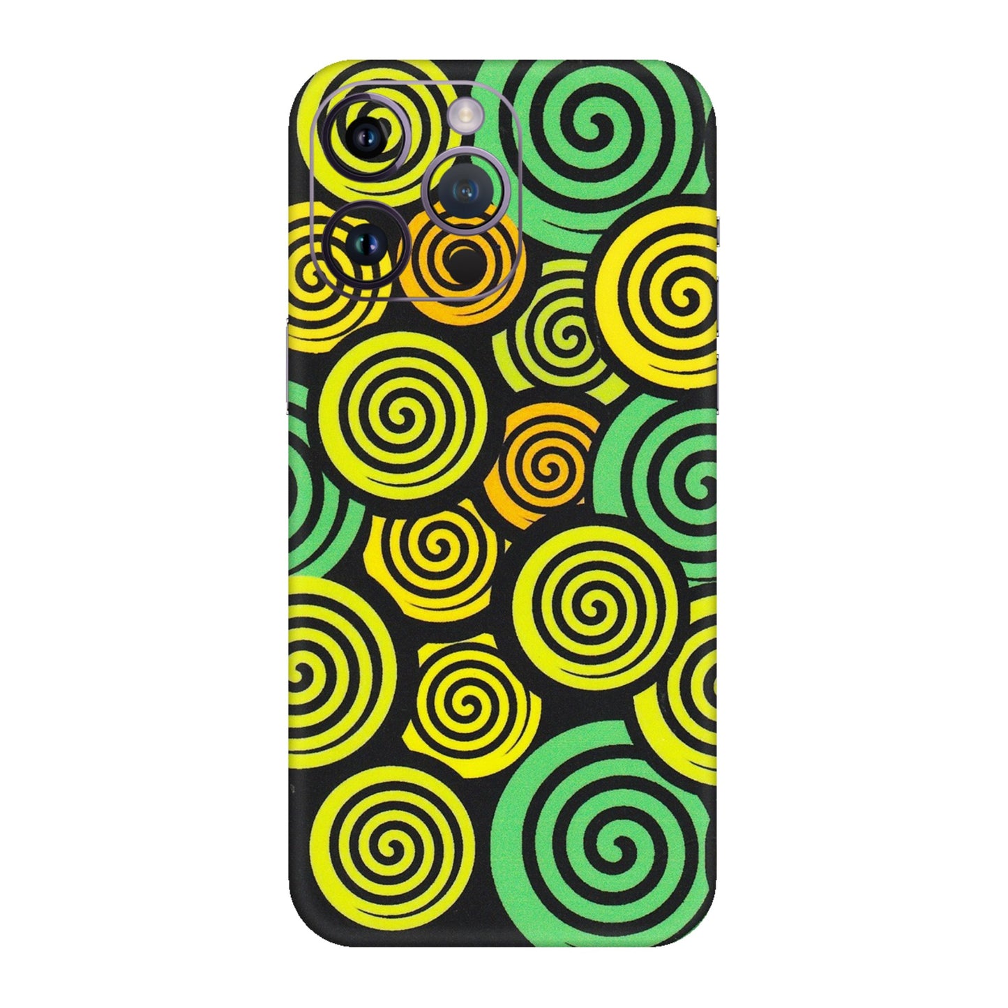 Apple iPhone Skins (All Models) - Crazy Spiral - Matte Finish (M-91) iPhone 14 Pro