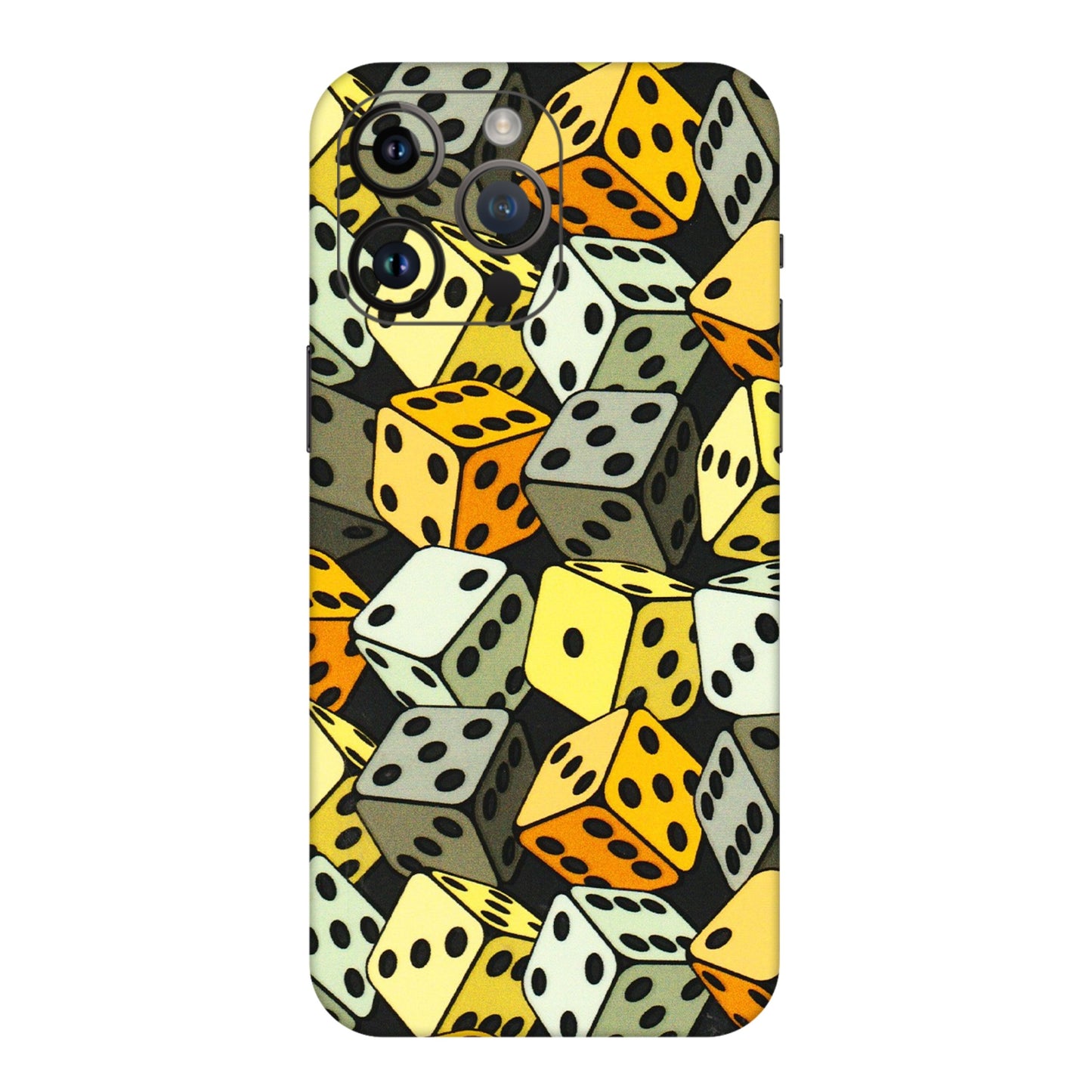Apple iPhone Skins (All Models) - Dices Of Life - 3D Embossed Finish (L-04) iPhone 14 Pro Max