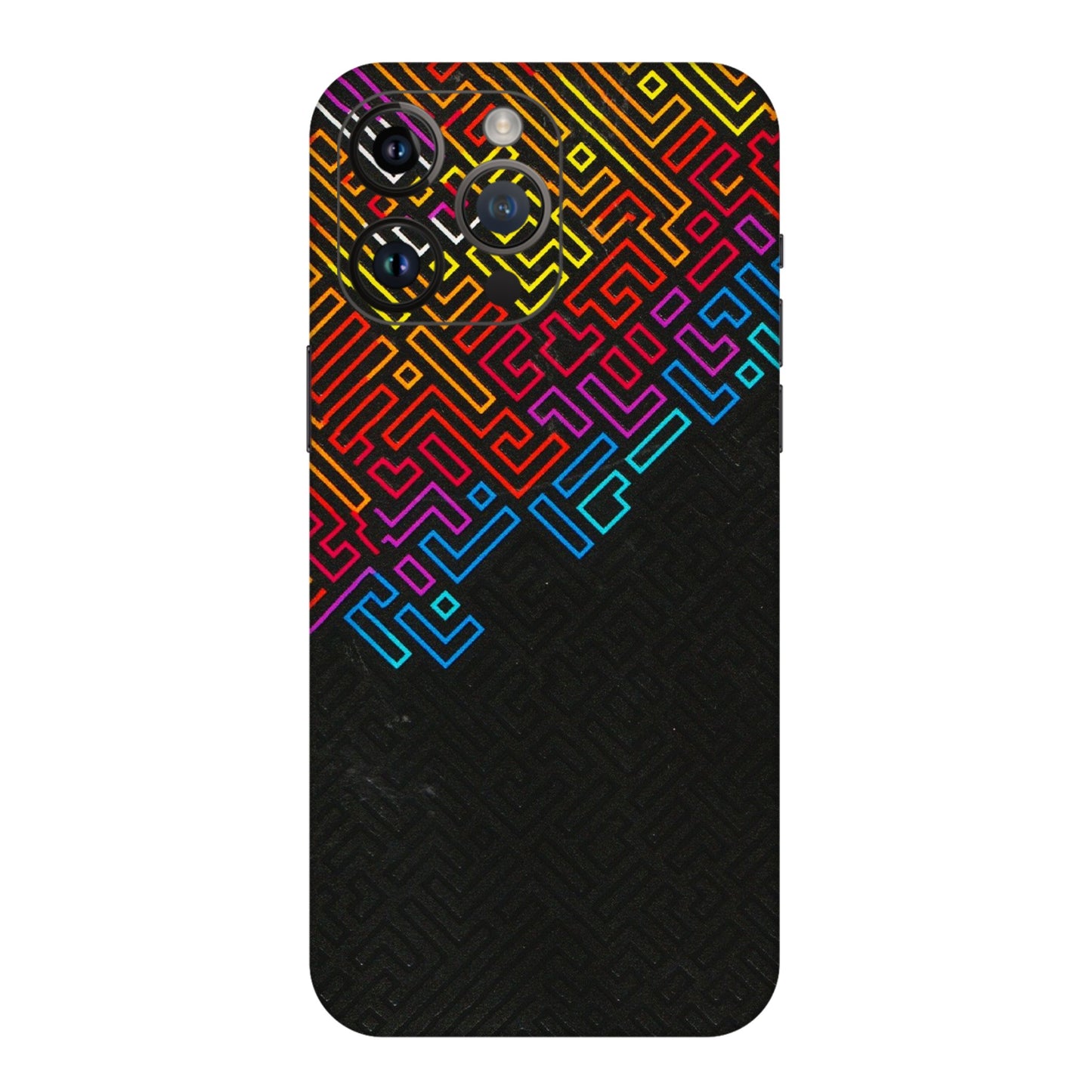 Apple iPhone Skins (All Models) - Dotme Pattern Art - 3D Embossed Finish (L-121) iPhone 14 Pro Max