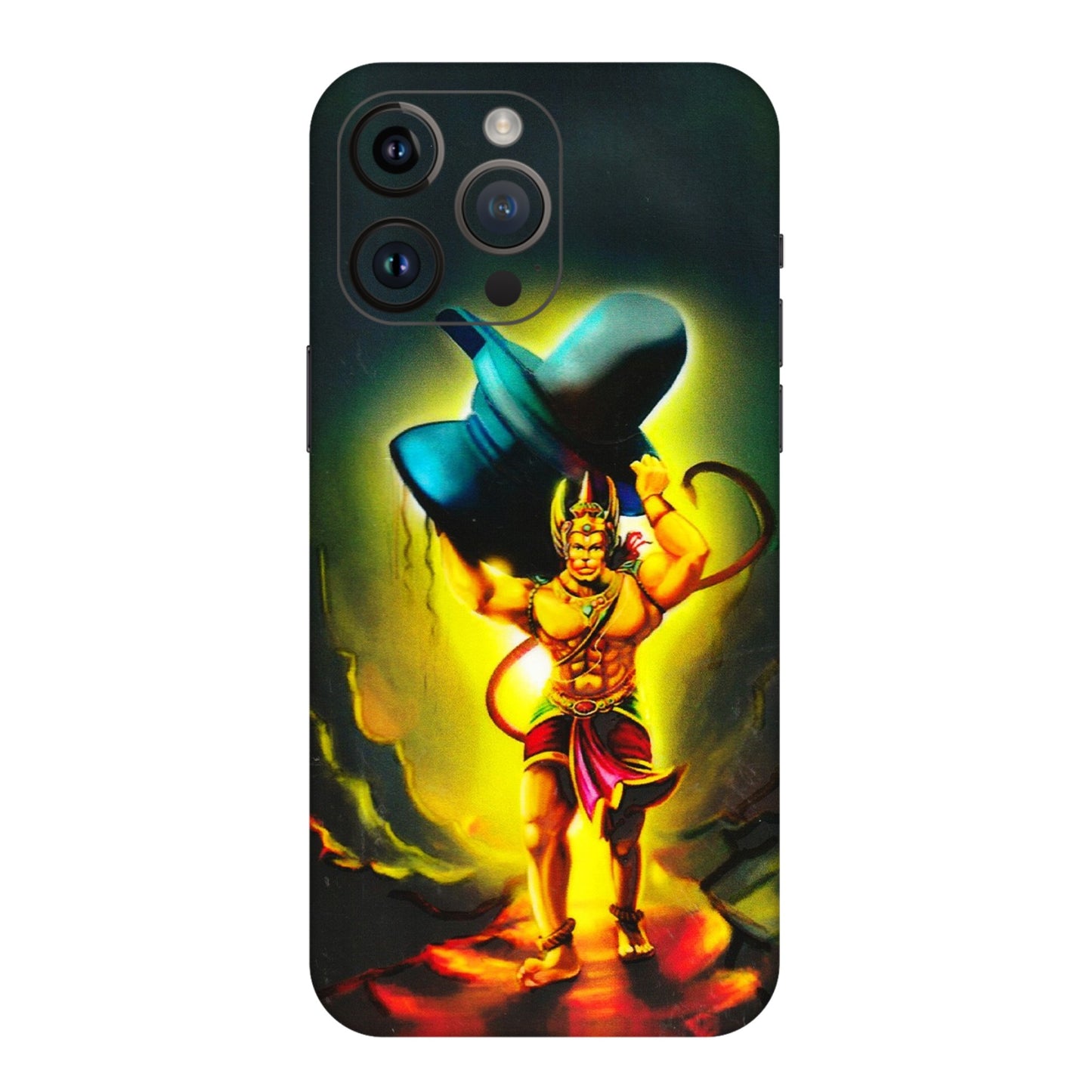 Apple iPhone Skins (All Models) - Hanuman Ji - 3D Embossed Finish (L-128) iPhone 14 Pro Max