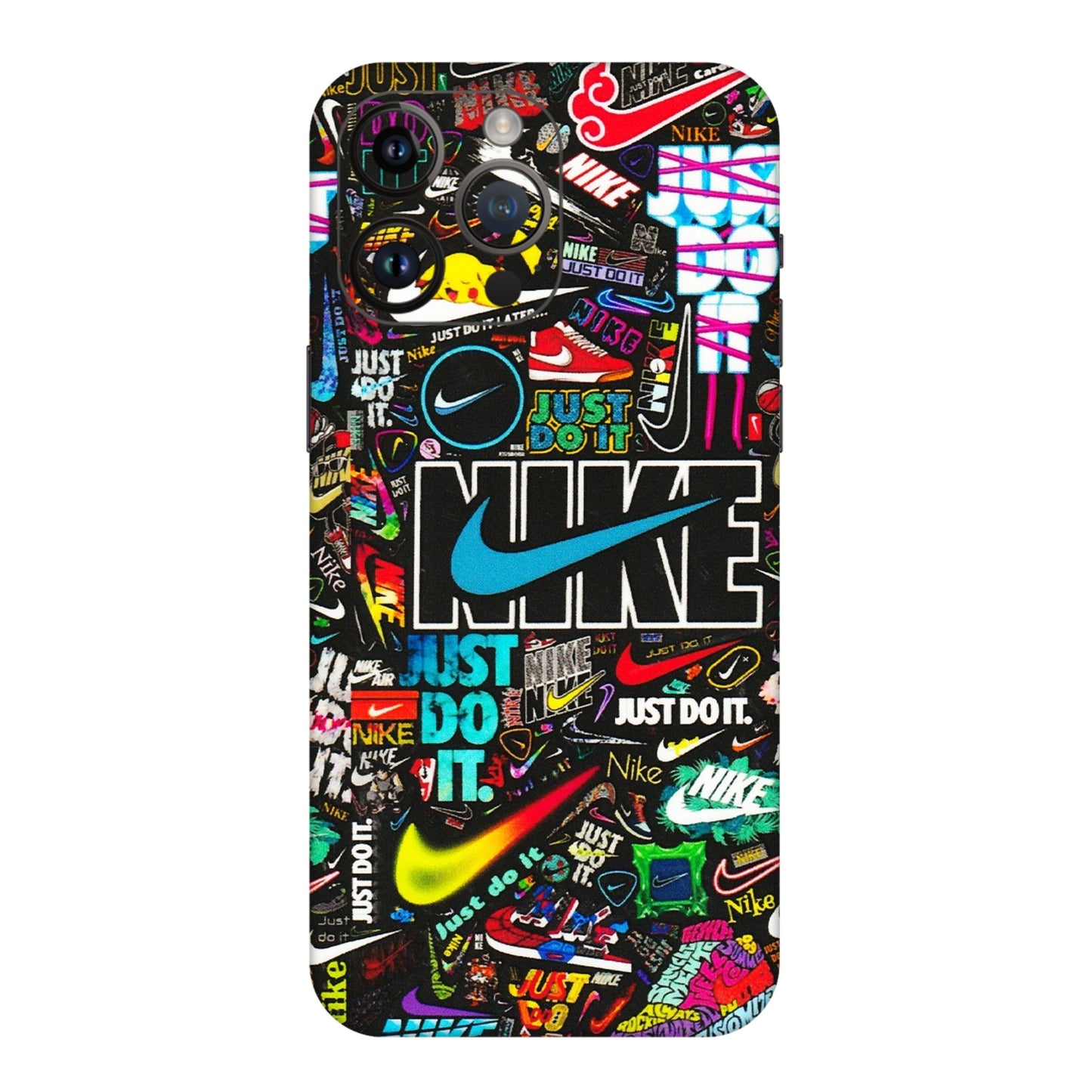 Apple iPhone Skins (All Models) - Just Do It Doodles - 3D Embossed Finish (L-166) iPhone 14 Pro Max
