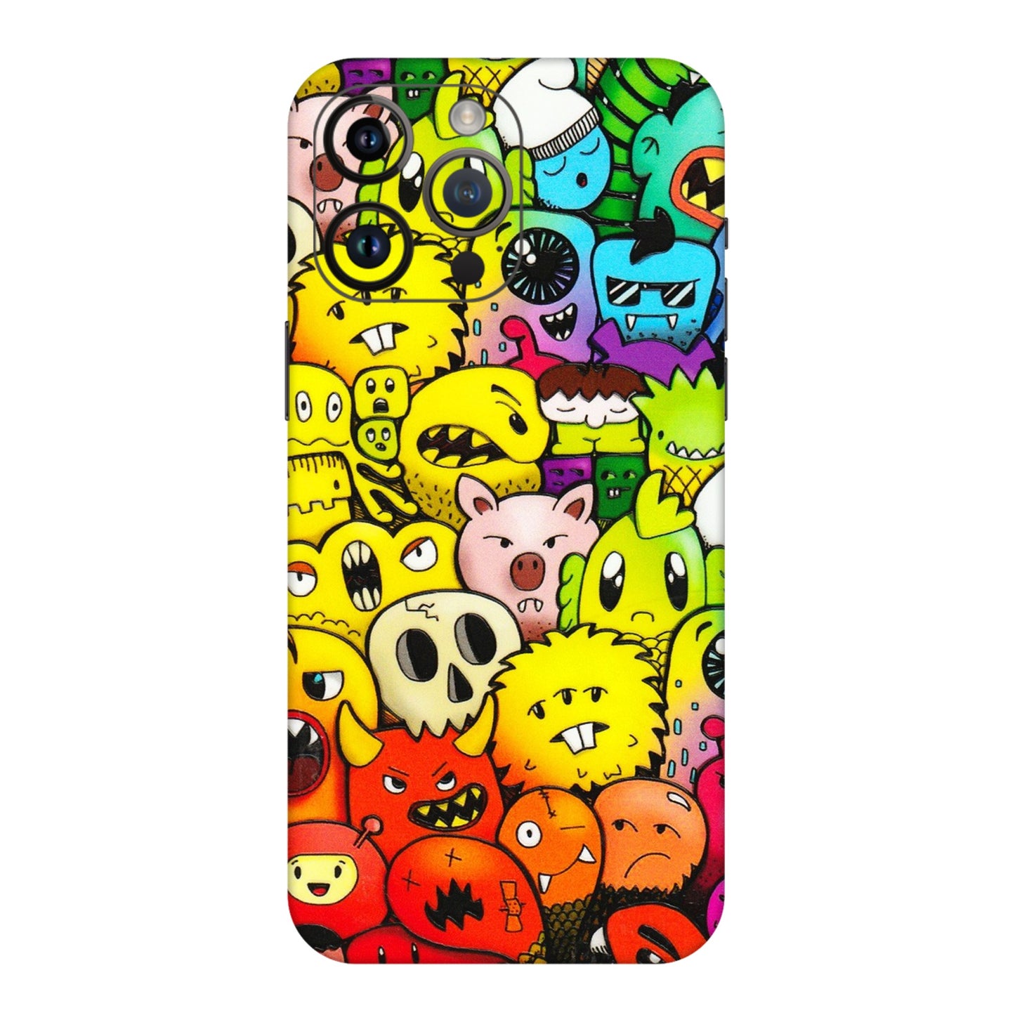 Apple iPhone Skins (All Models) - Angry Funkies - 3D Embossed Finish (L-169) iPhone 14 Pro Max